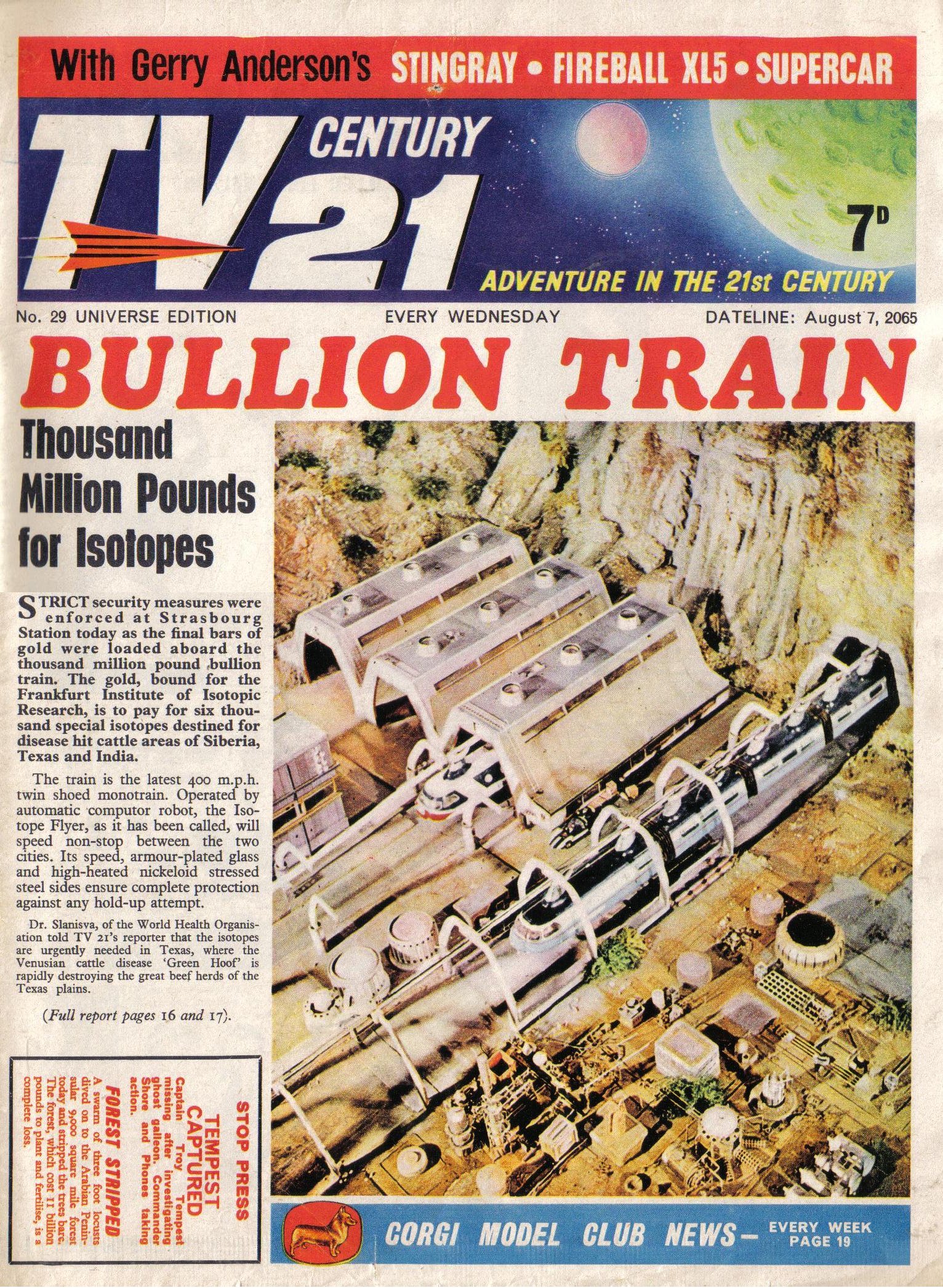 Read online TV Century 21 (TV 21) comic -  Issue #29 - 2
