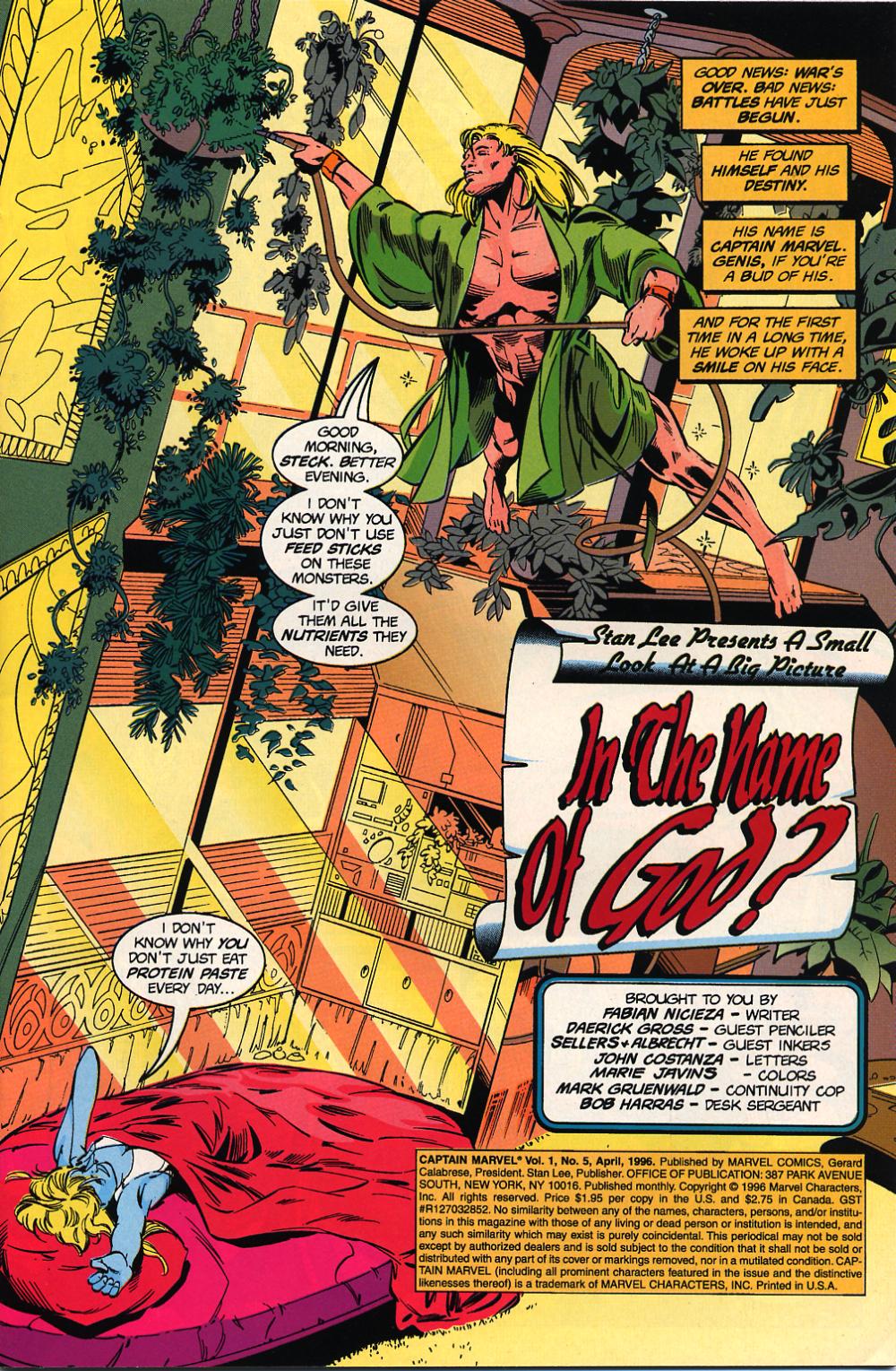 Read online Captain Marvel (1995) comic -  Issue #5 - 2