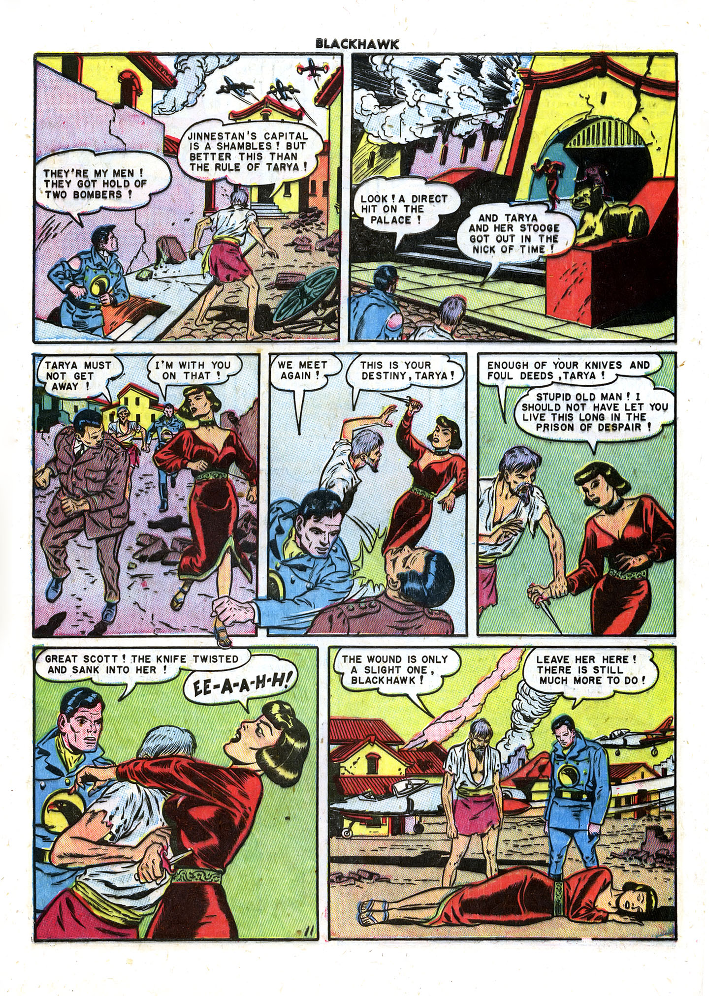 Read online Blackhawk (1957) comic -  Issue #36 - 13