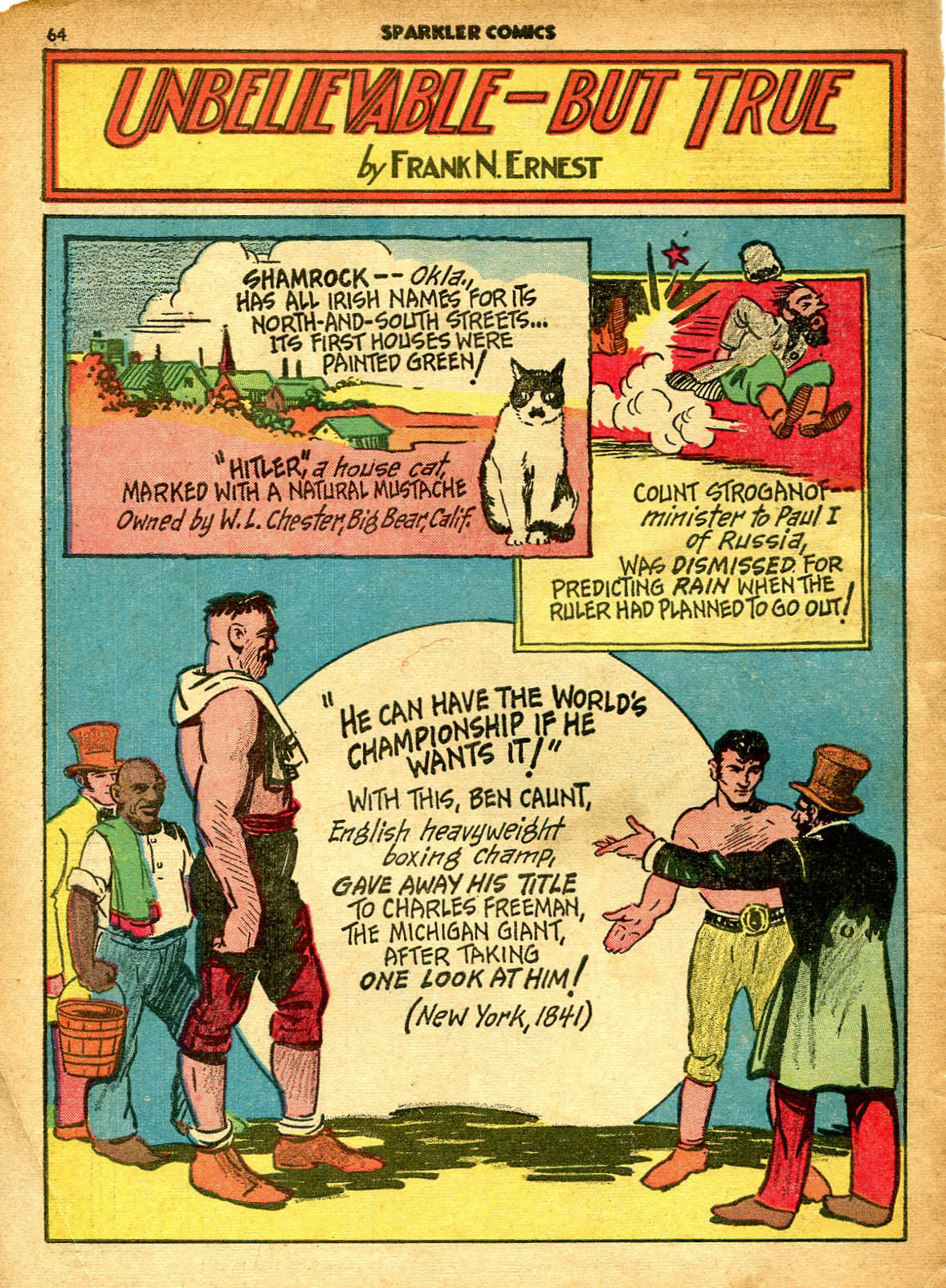 Read online Sparkler Comics comic -  Issue #8 - 66