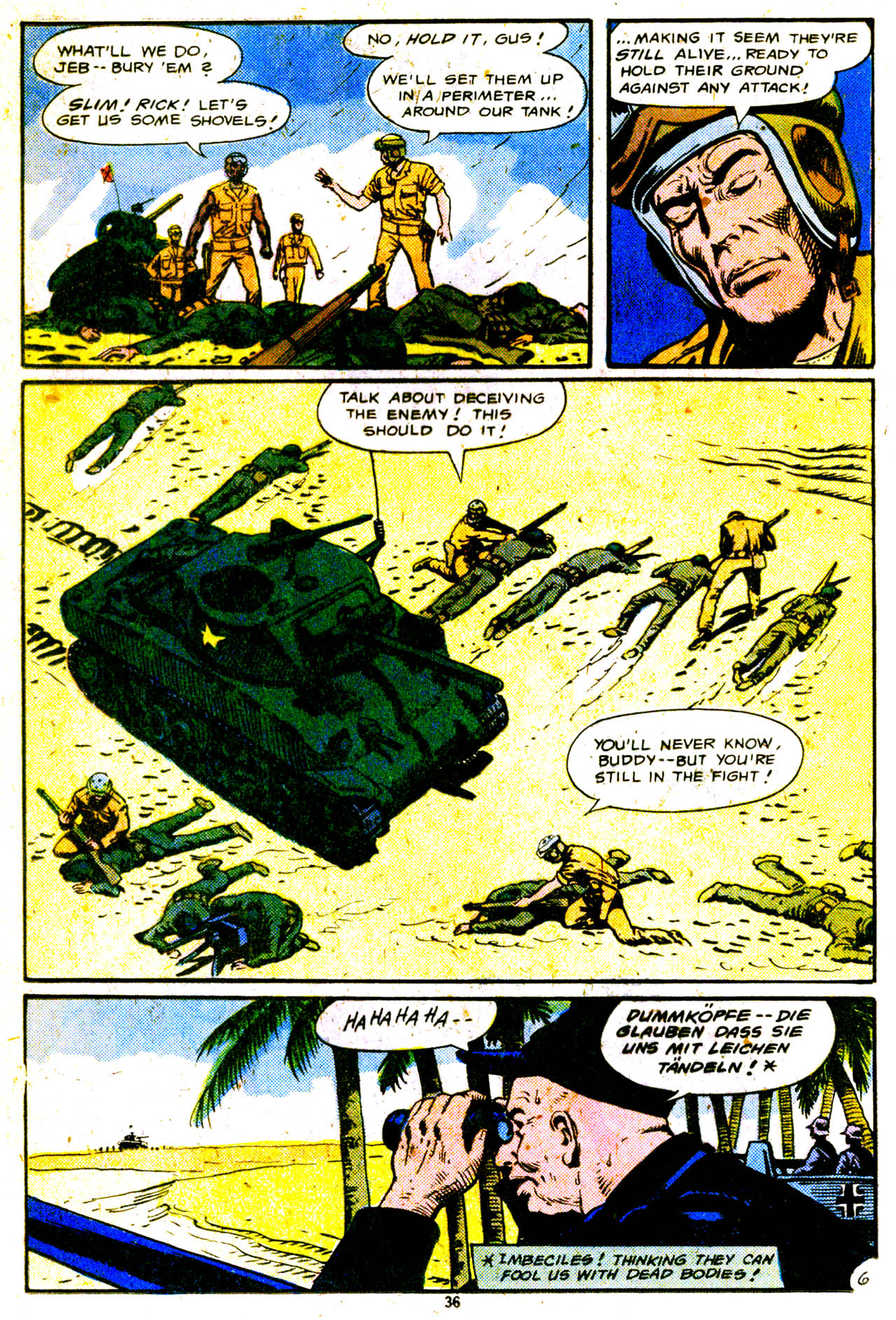 Read online G.I. Combat (1952) comic -  Issue #216 - 36