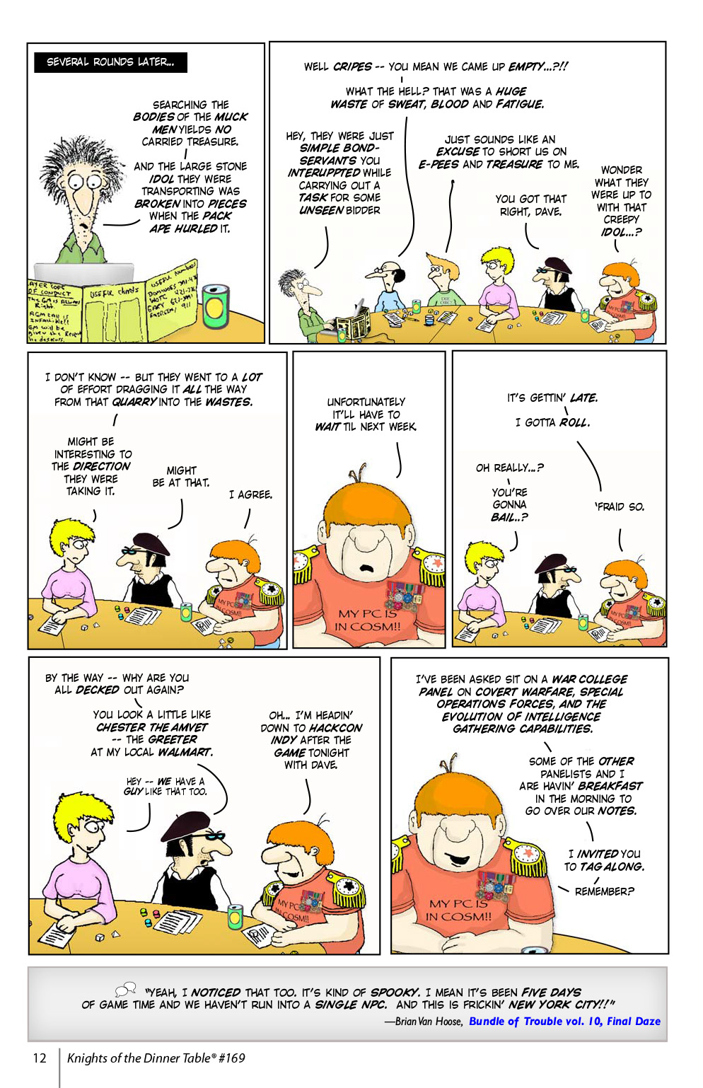 Read online Knights of the Dinner Table comic -  Issue #169 - 14