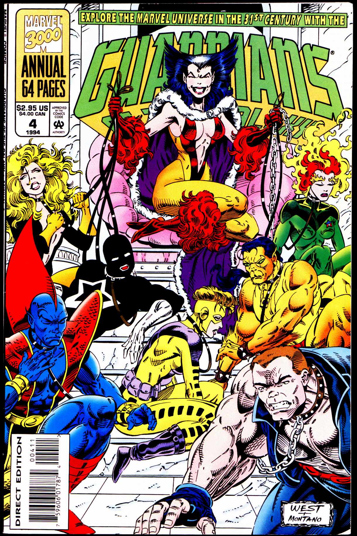 Read online Guardians of the Galaxy (1990) comic -  Issue # _Annual 4 - 1