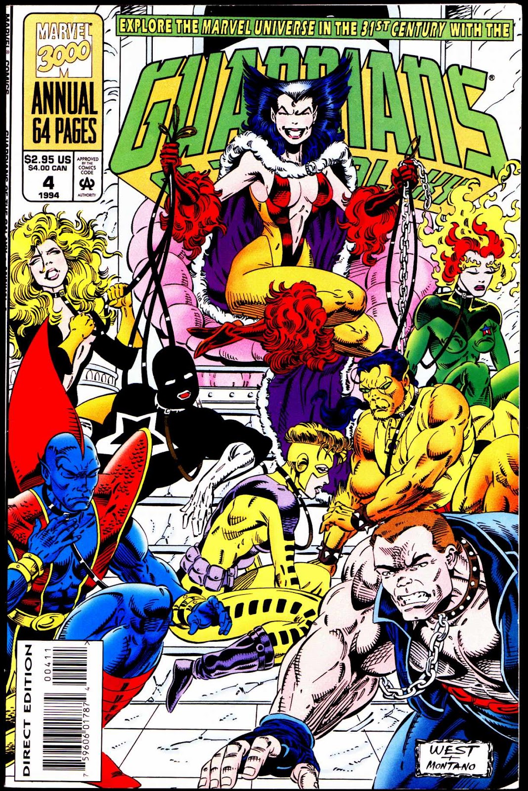 Guardians of the Galaxy (1990) issue Annual 4 - Page 1