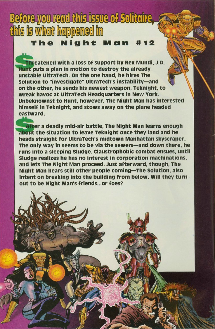 Read online Solitaire comic -  Issue #10 - 2
