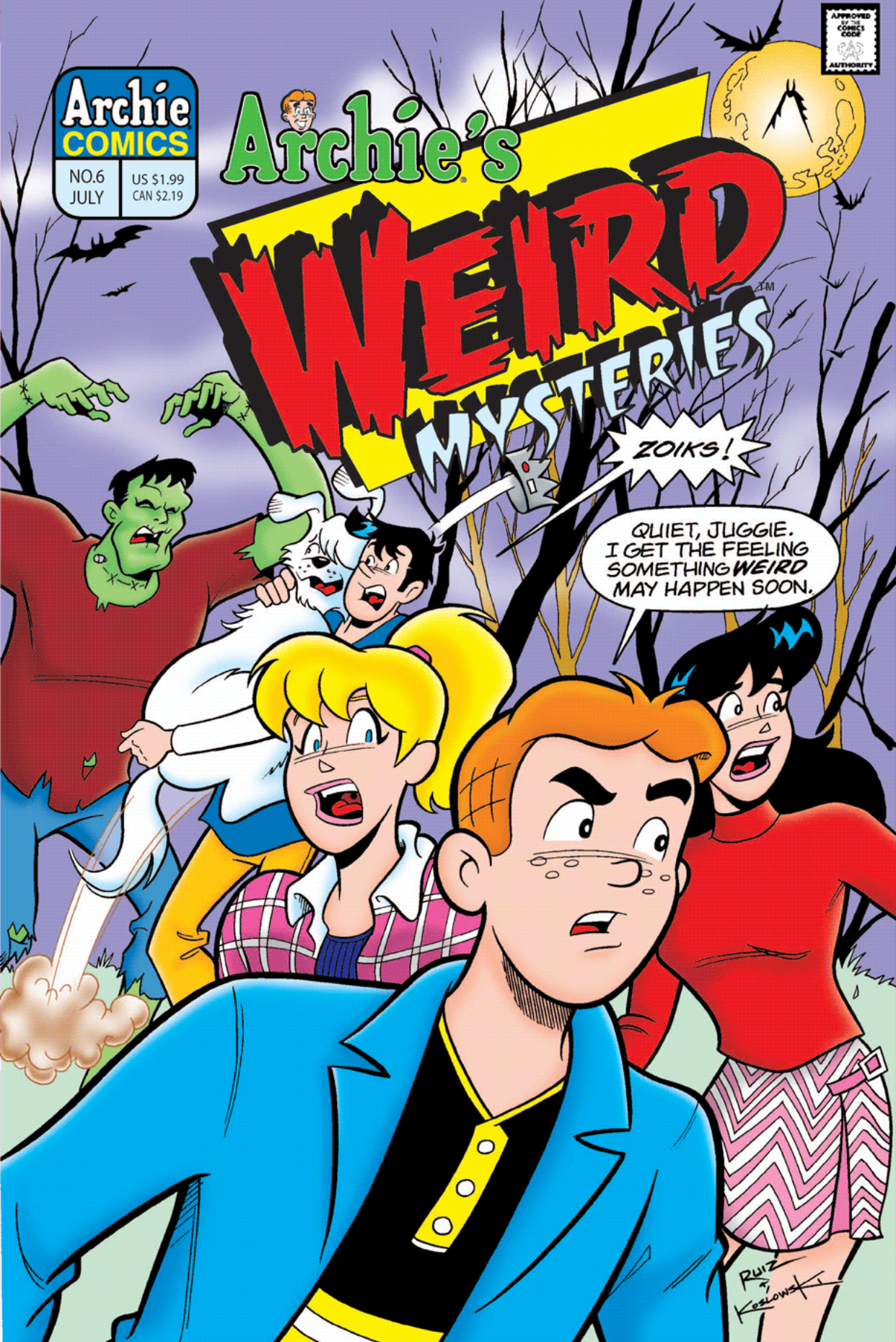 Read online Archie's Weird Mysteries comic -  Issue #6 - 1