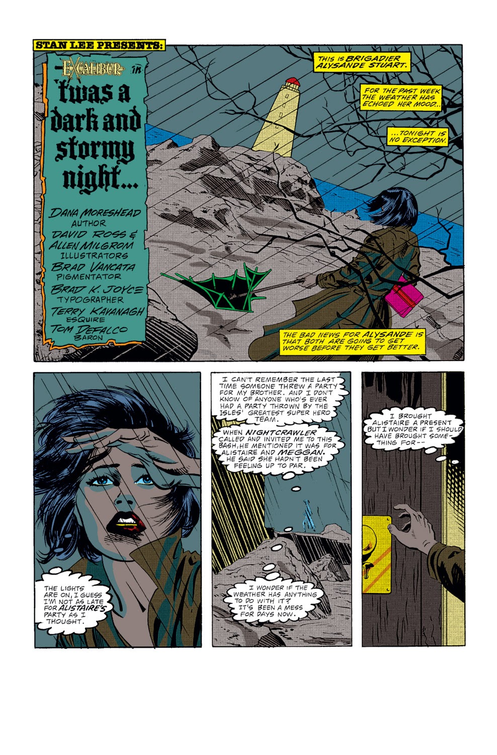 Read online Excalibur (1988) comic -  Issue #30 - 2
