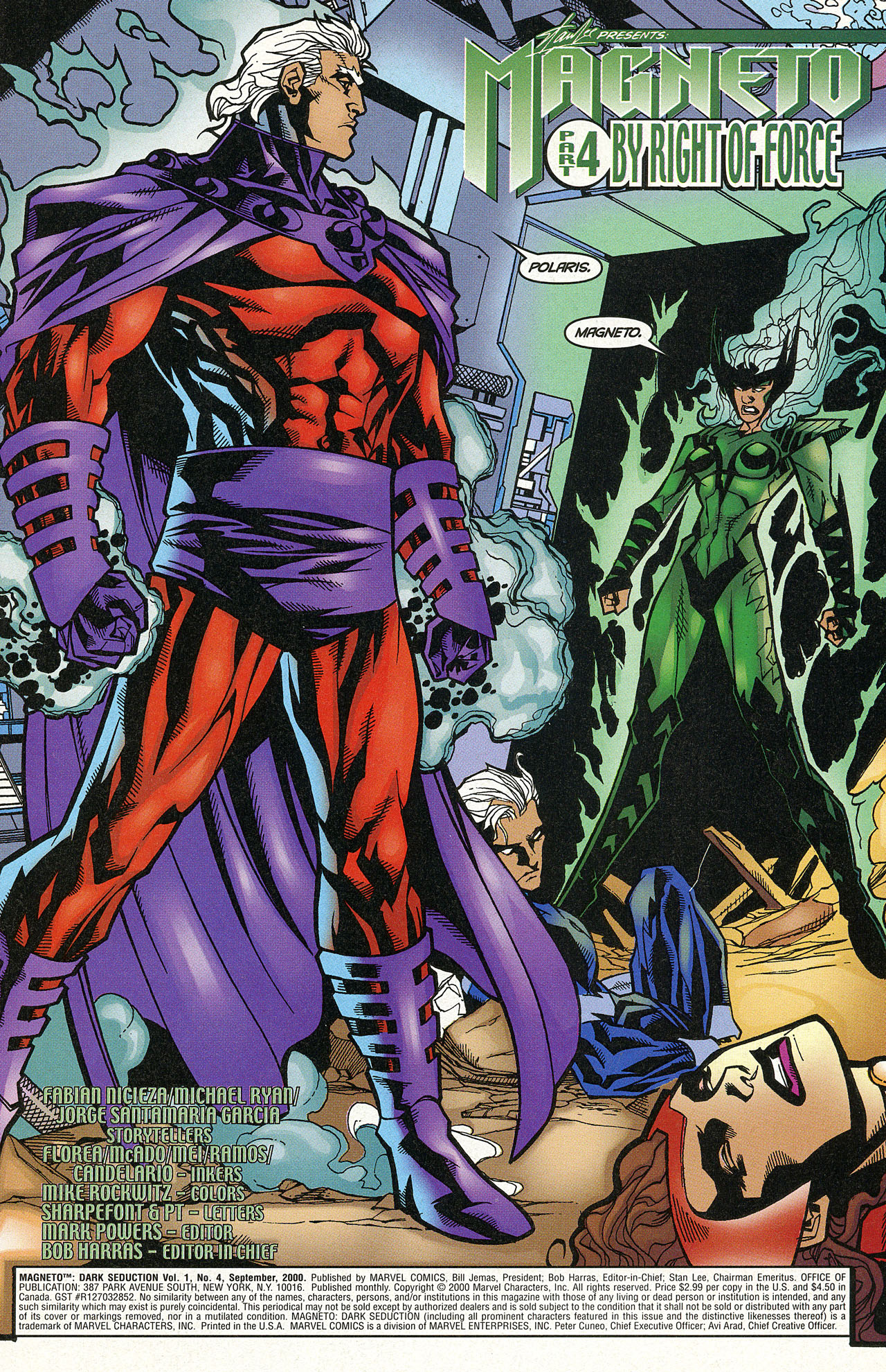 Read online Magneto: Dark Seduction comic -  Issue #4 - 2