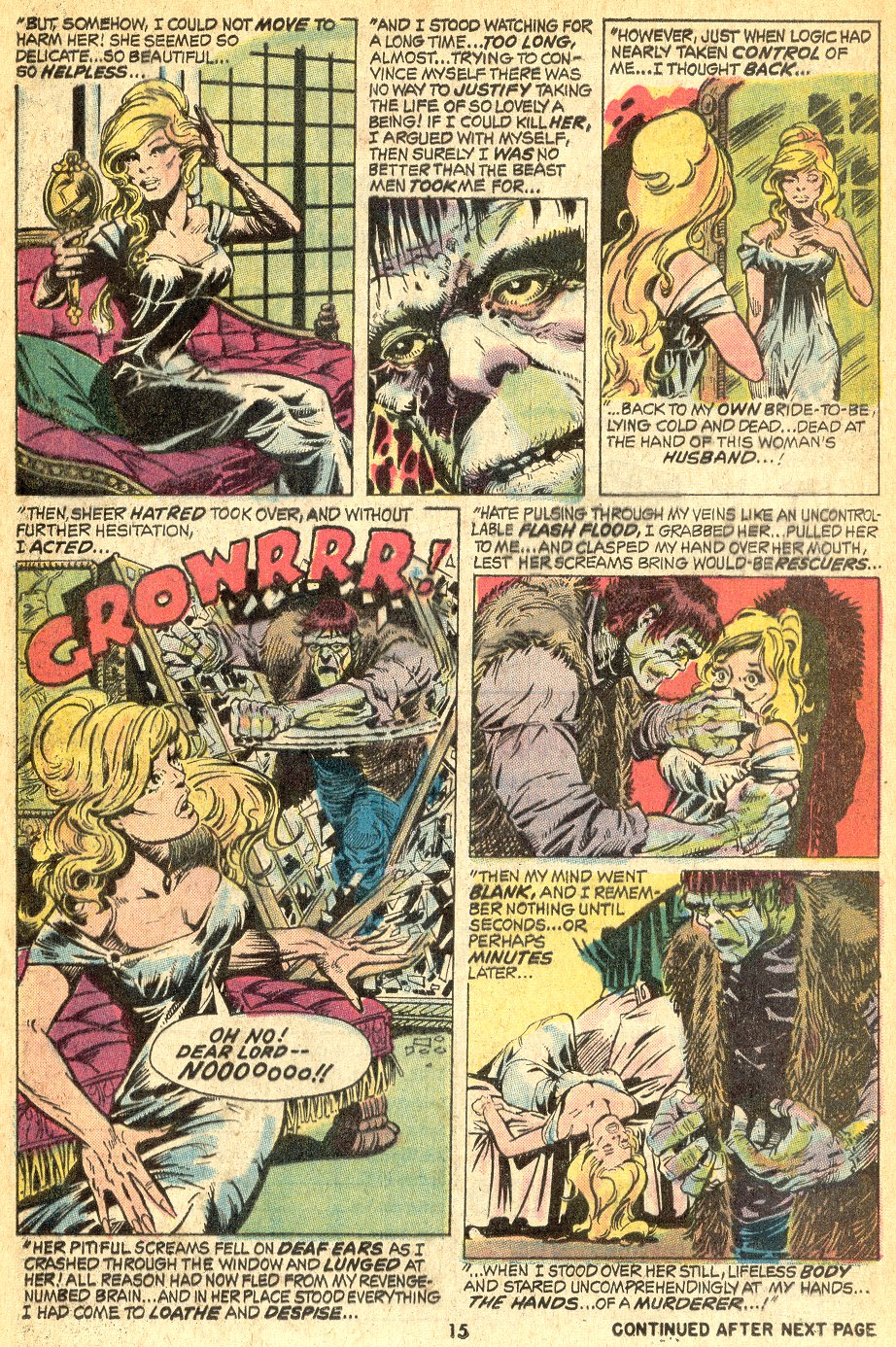 Read online Frankenstein (1973) comic -  Issue #3 - 12