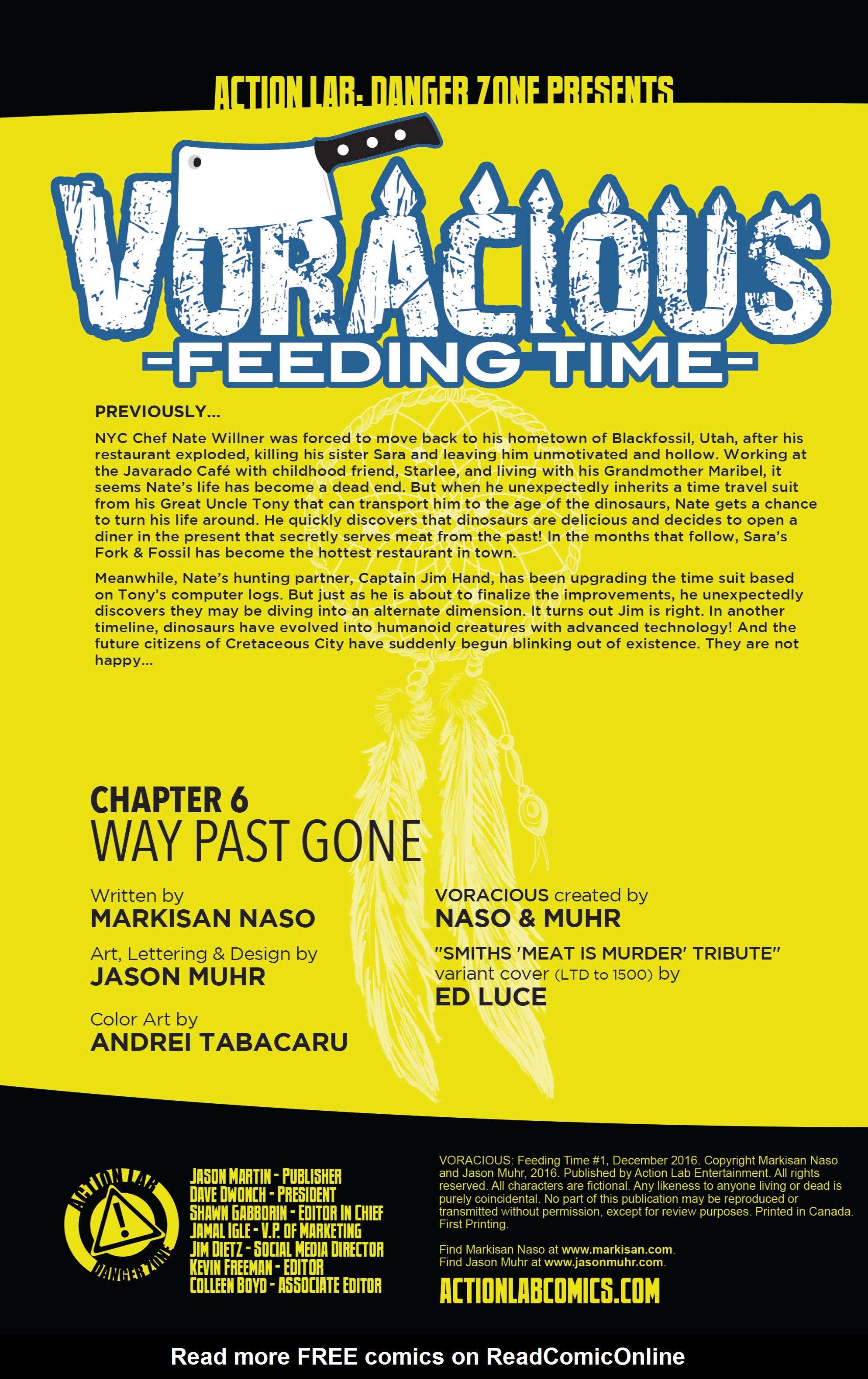 Read online Voracious: Feeding Time comic -  Issue #1 - 2