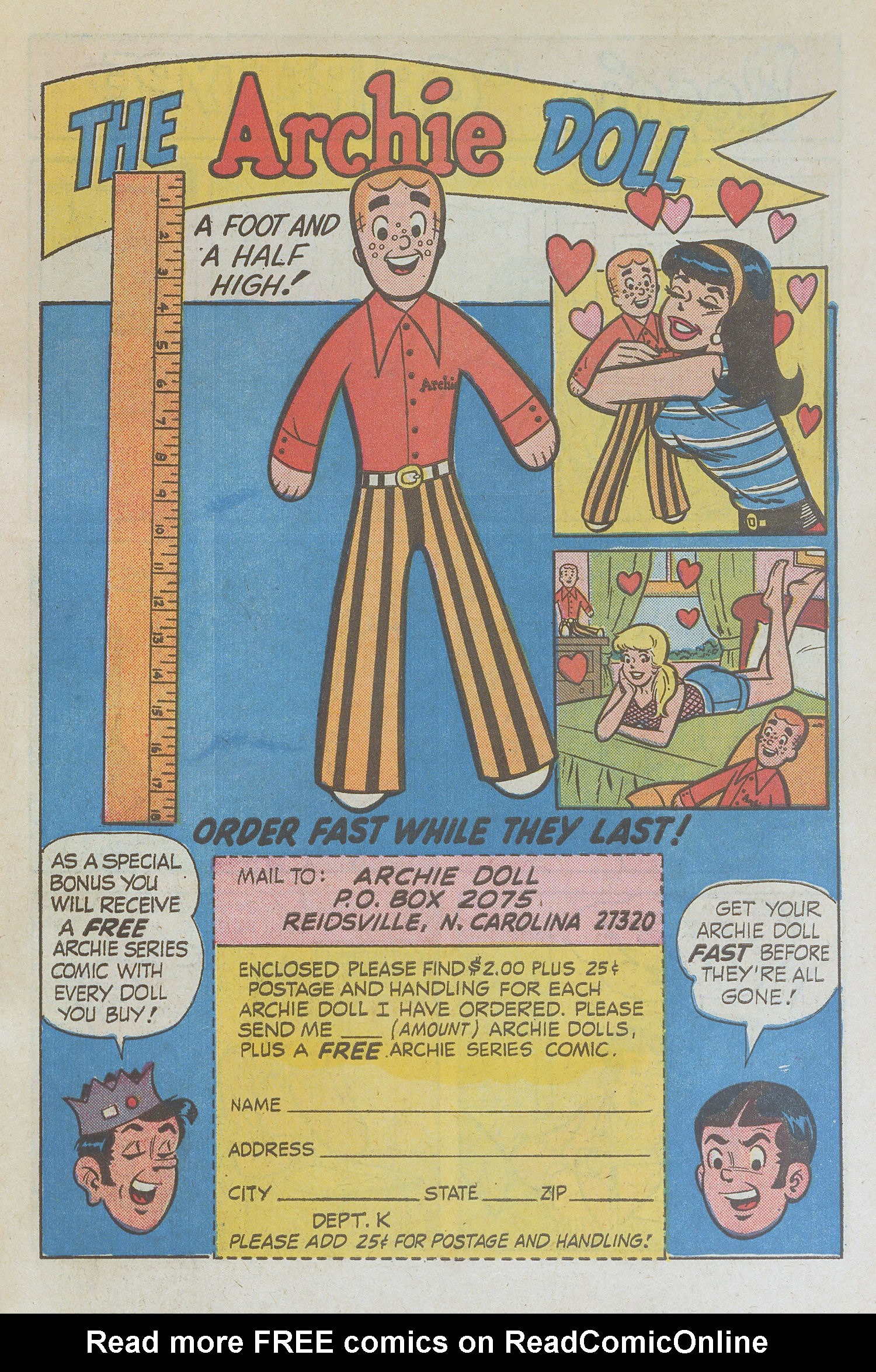 Read online Reggie and Me (1966) comic -  Issue #61 - 19