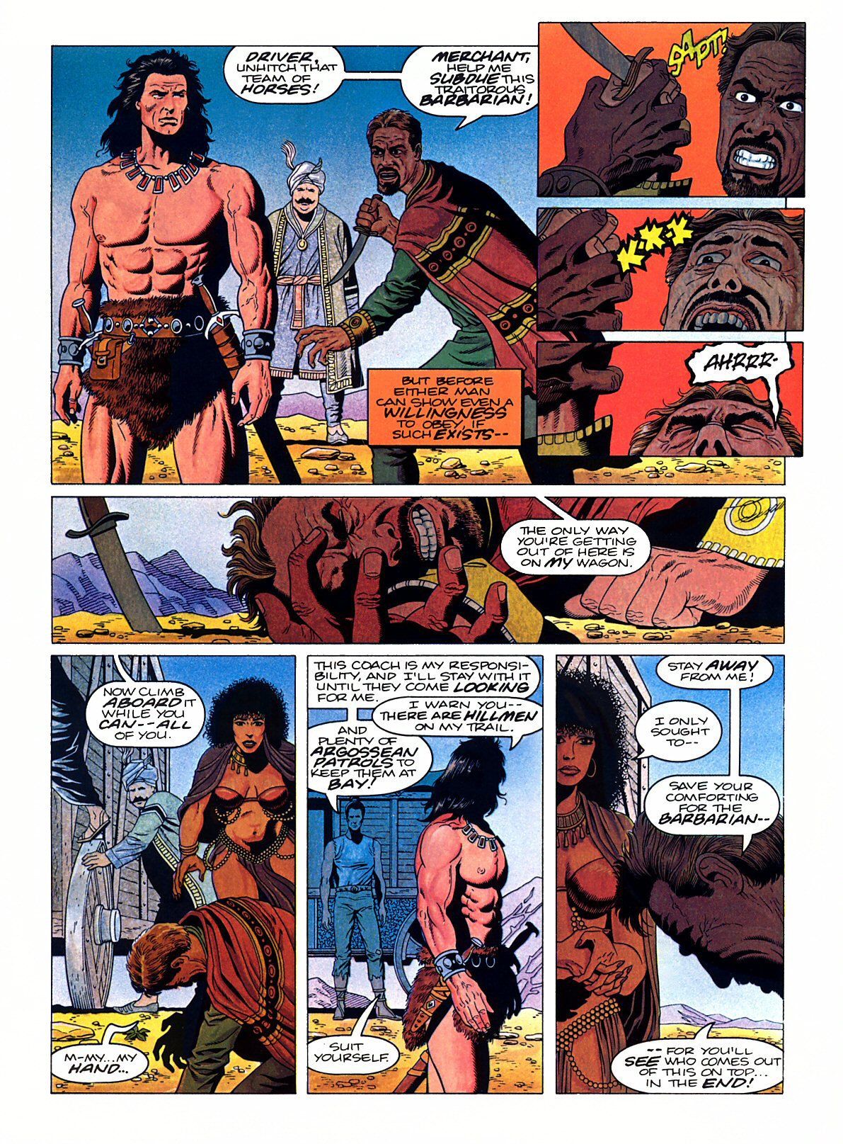 Read online Marvel Graphic Novel: Conan the Barbarian: The Skull of Set comic -  Issue # Full - 22