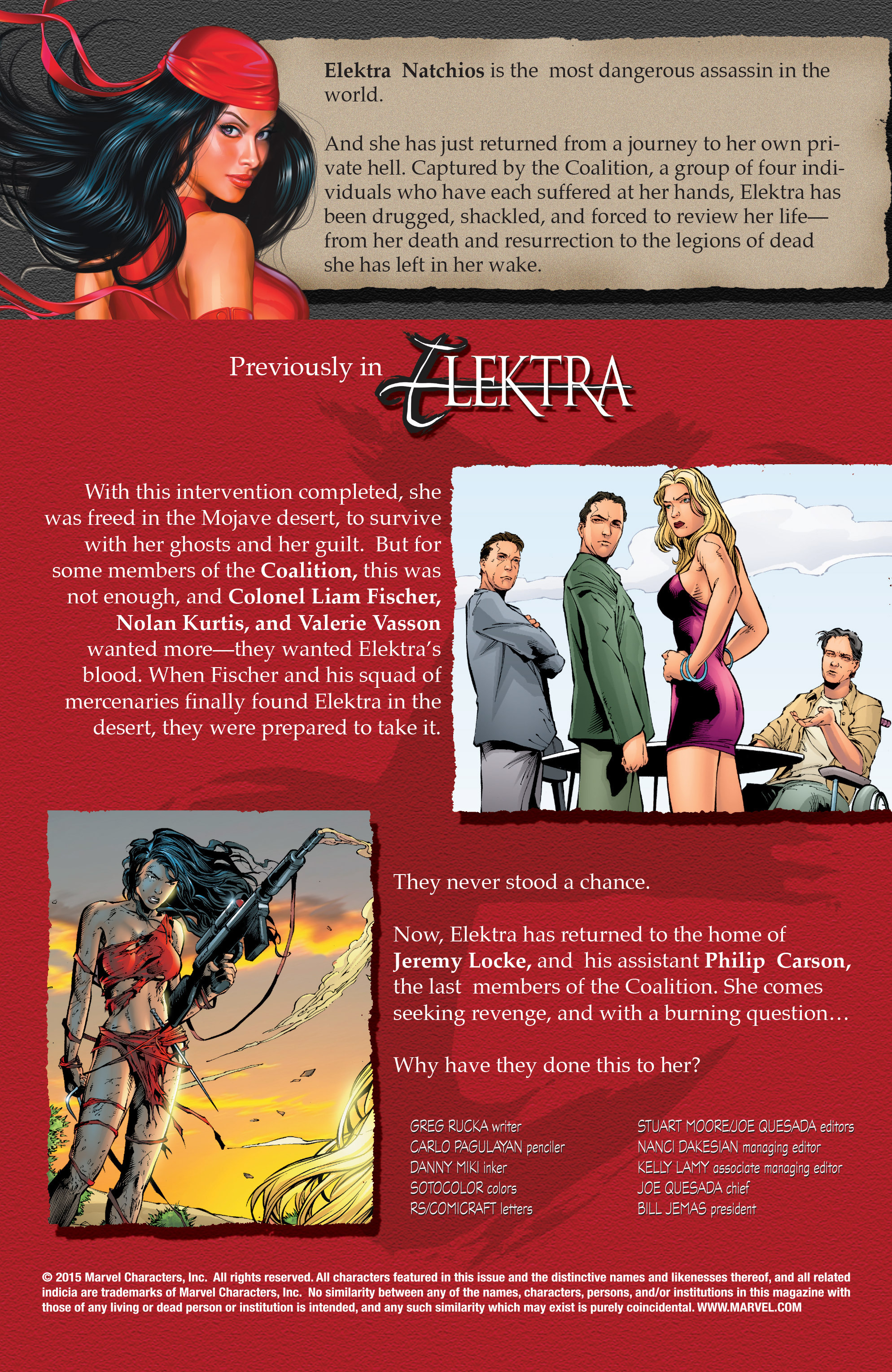 Read online Elektra (2001) comic -  Issue # _TPB Elektra by Greg Rucka Ultimate Collection (Part 2) - 100