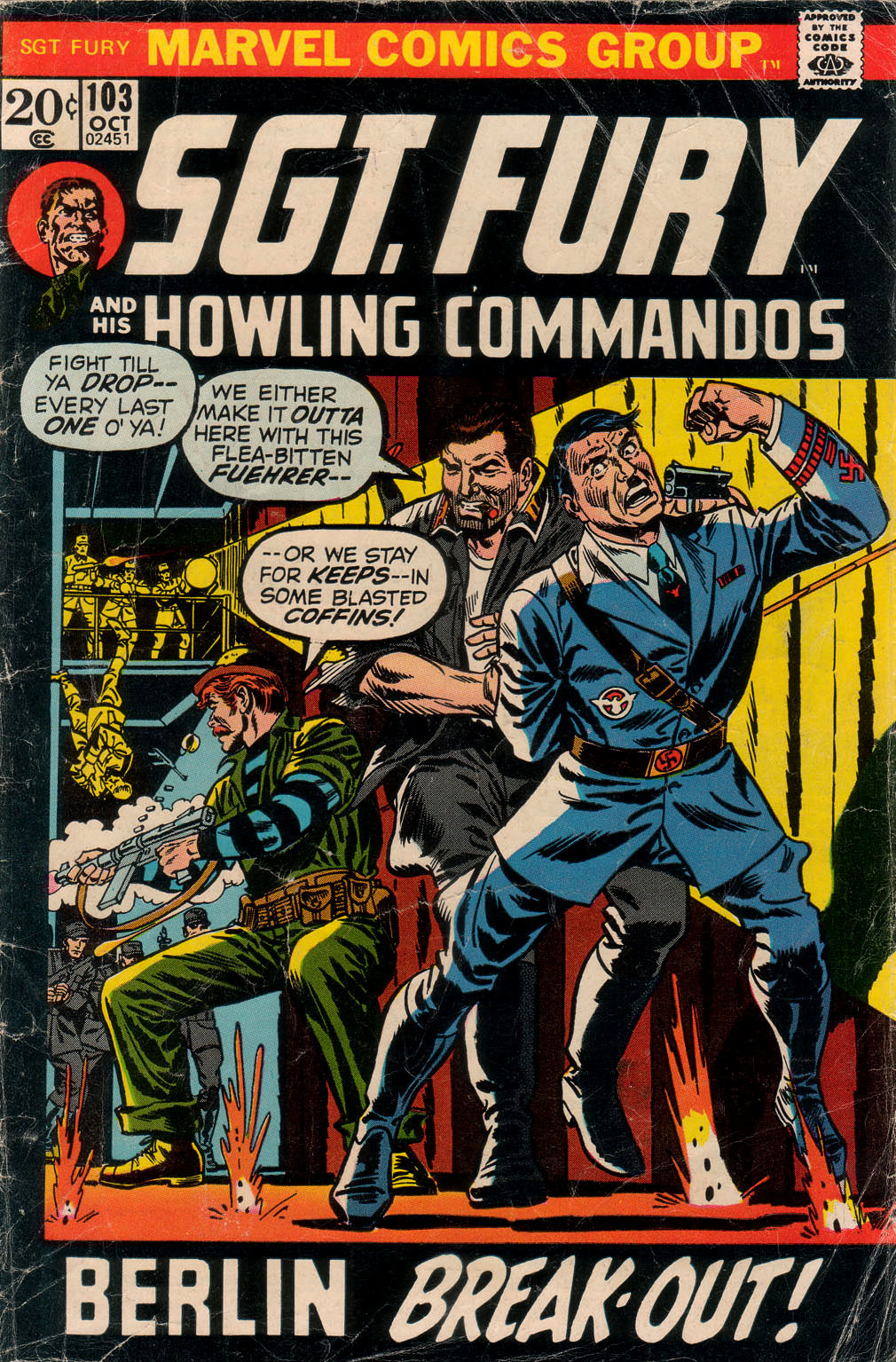 Read online Sgt. Fury comic -  Issue #103 - 1