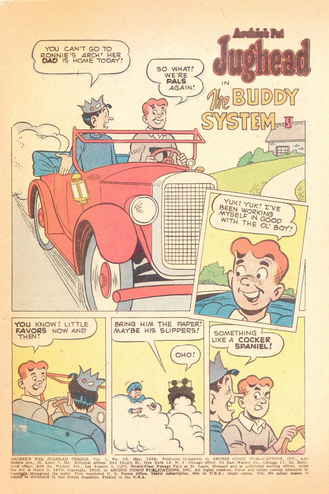 Read online Archie's Pal Jughead comic -  Issue #53 - 3
