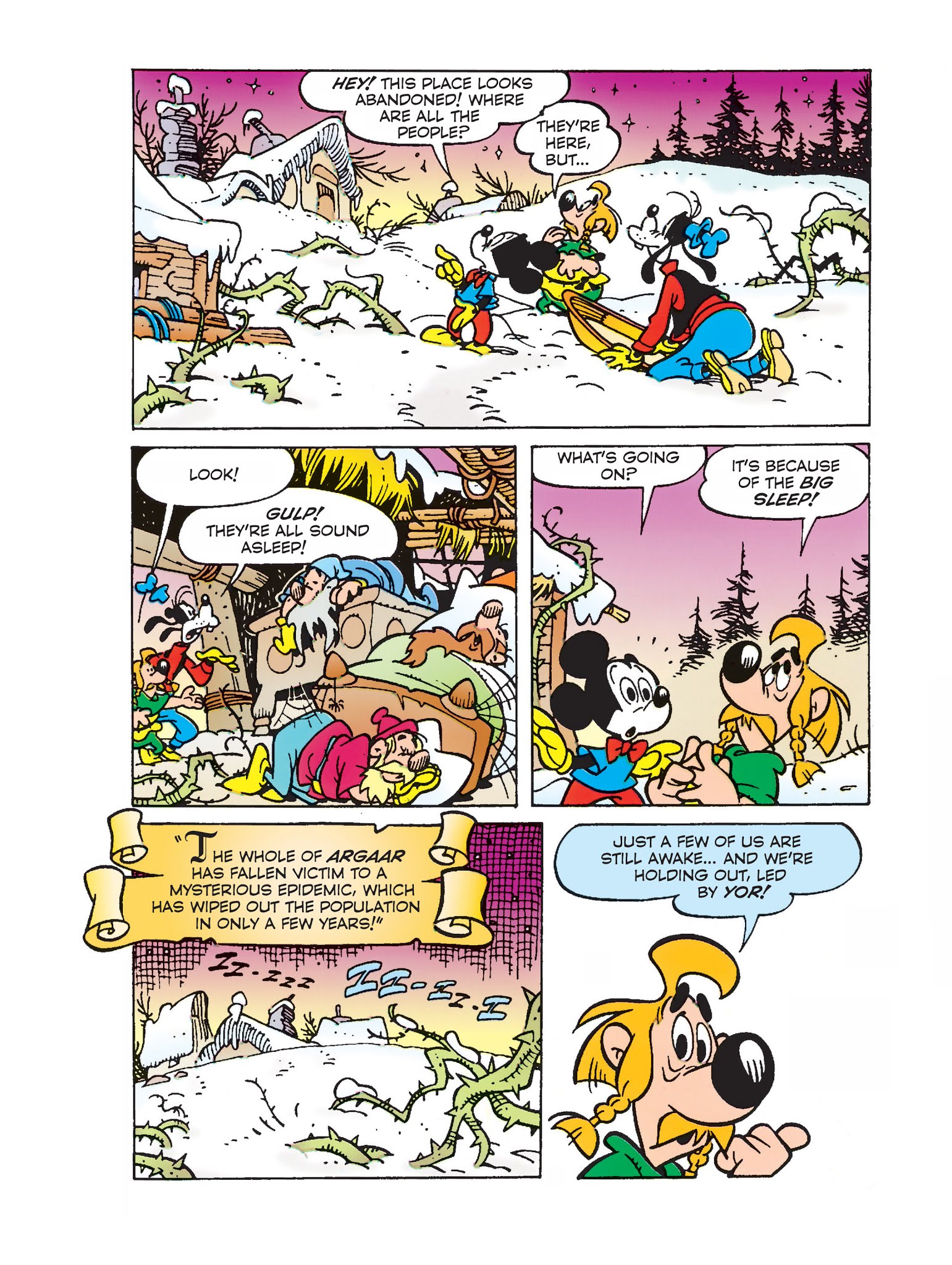 Read online Mickey Mouse and the Sleeping Beauty in the Stars comic -  Issue #1 - 16