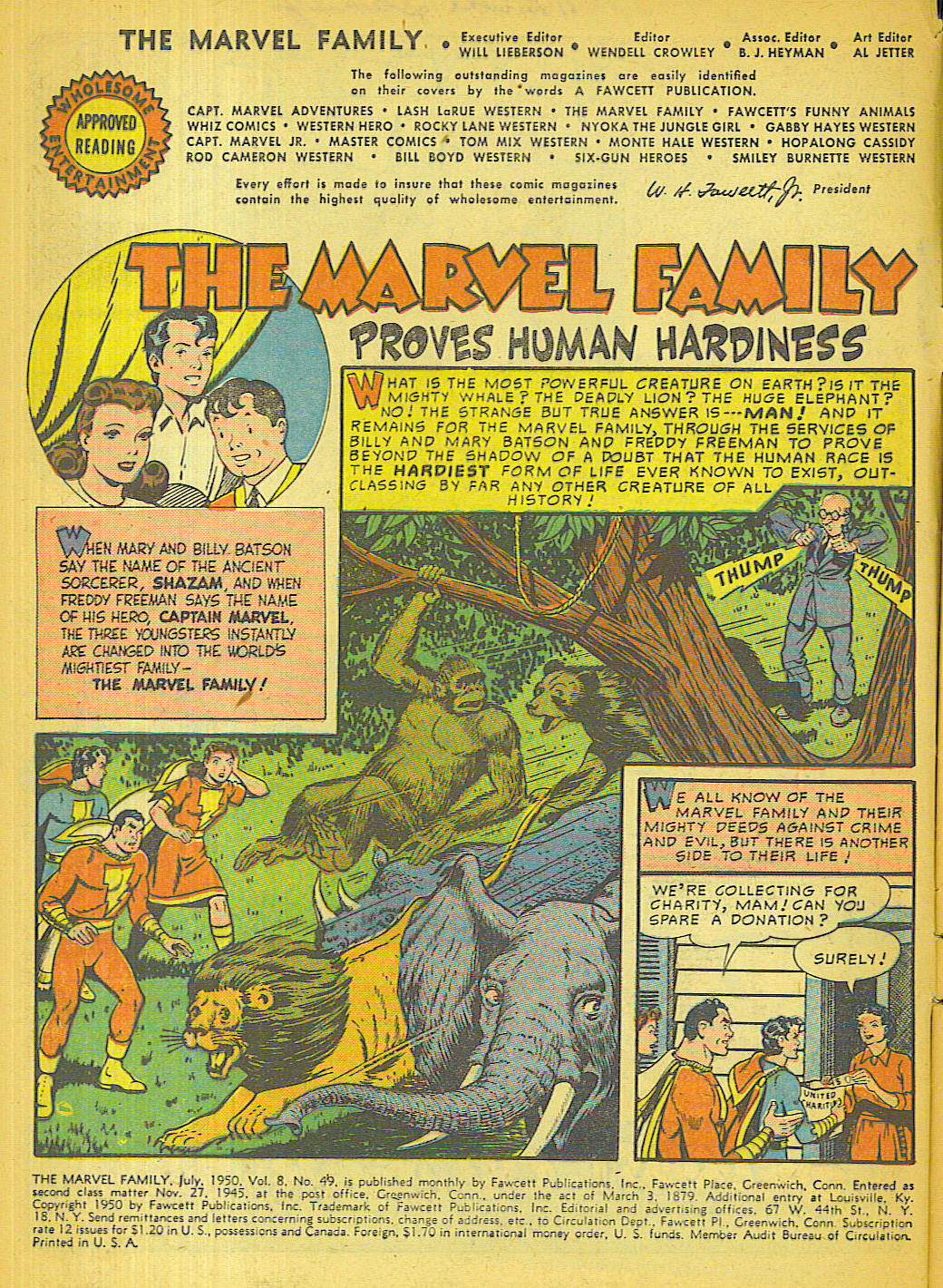 Read online The Marvel Family comic -  Issue #49 - 4