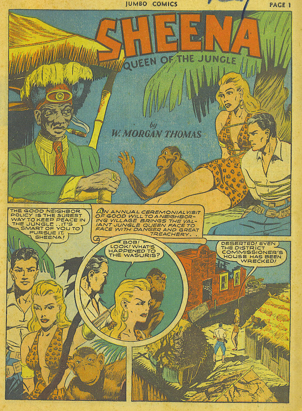 Read online Jumbo Comics comic -  Issue #28 - 3