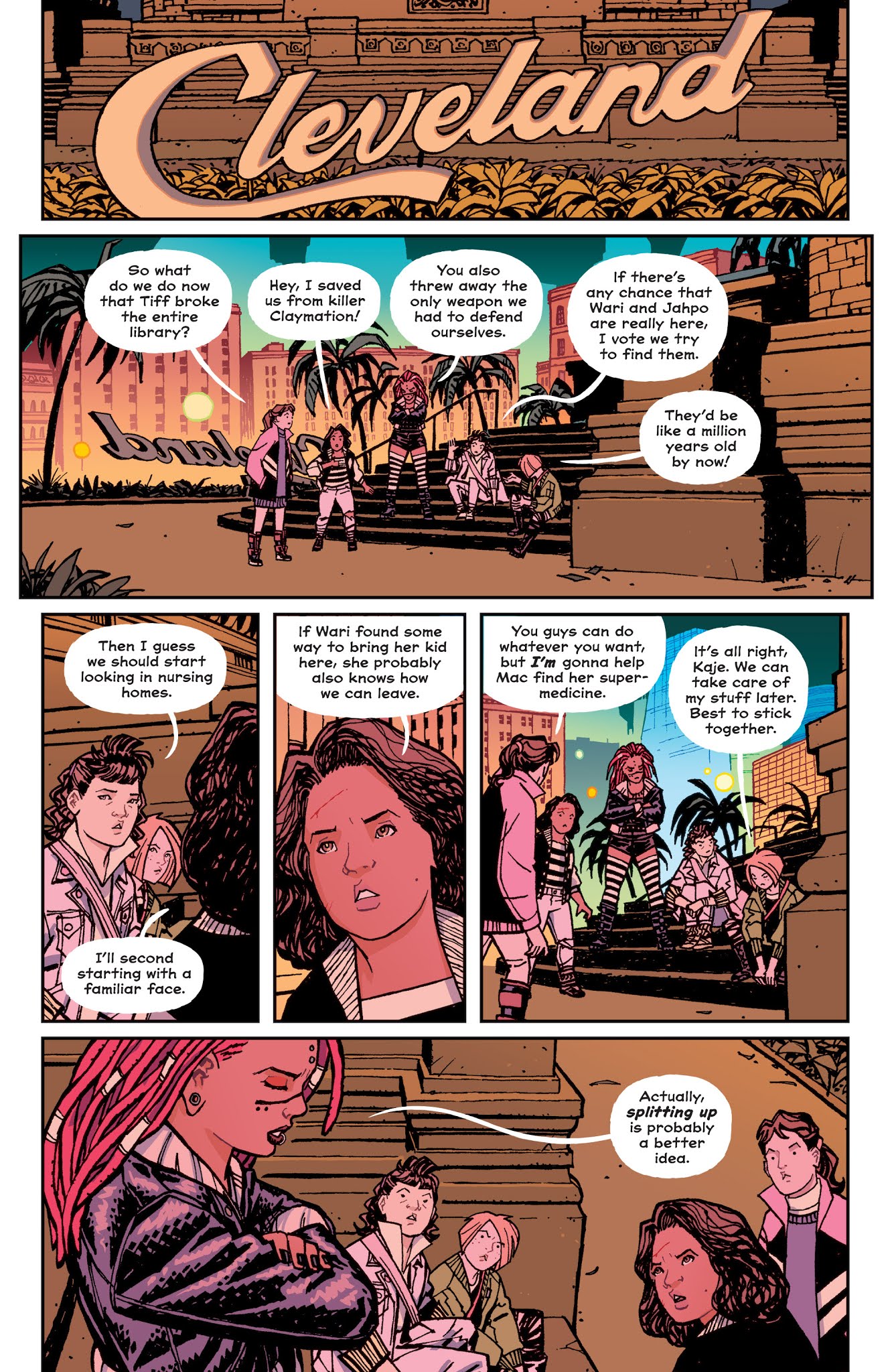 Read online Paper Girls comic -  Issue #22 - 18