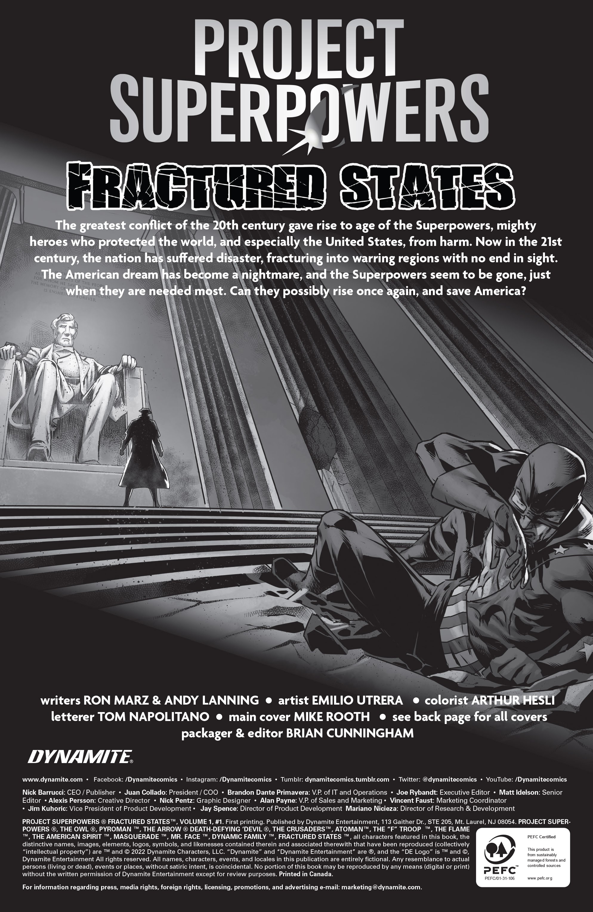 Read online Project Superpowers: Fractured States comic -  Issue #1 - 2