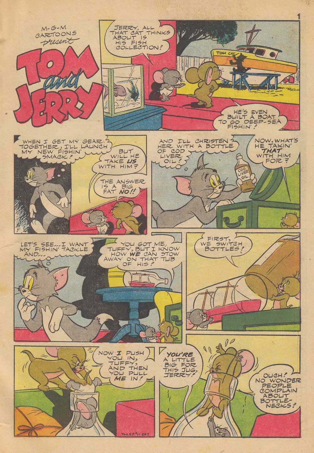 Read online Tom and Jerry's Summer Fun comic -  Issue #1 - 3