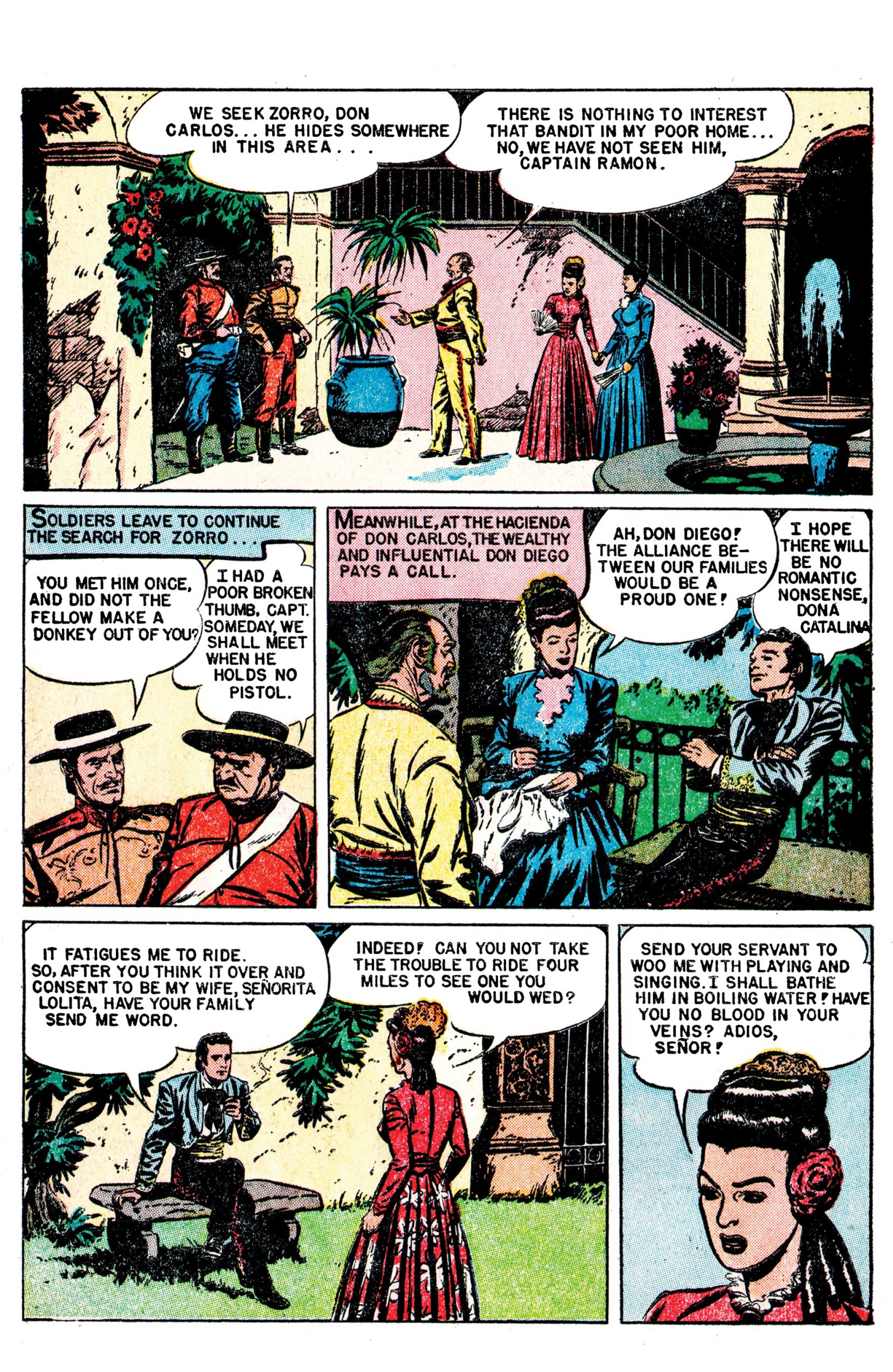 Read online AM Archives: The Mark of Zorro #1 1949 Dell Edition comic -  Issue #1 1949 Dell Edition Full - 4