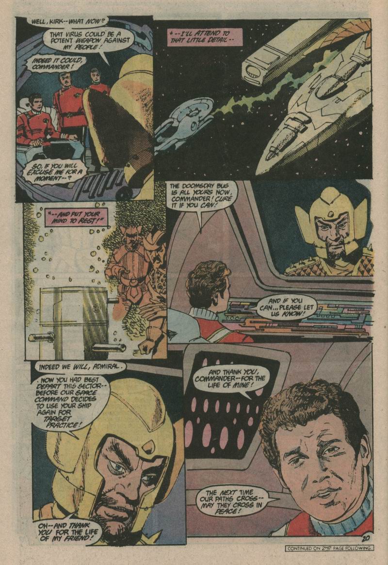 Read online Star Trek (1984) comic -  Issue #36 - 21