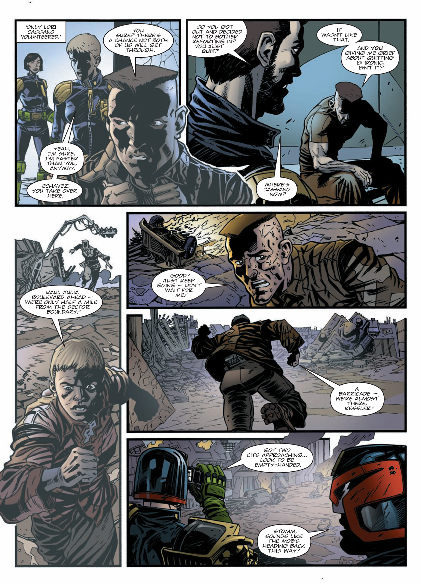 Read online Judge Dredd: Day of Chaos: Fallout comic -  Issue # TPB (Part 2) - 25