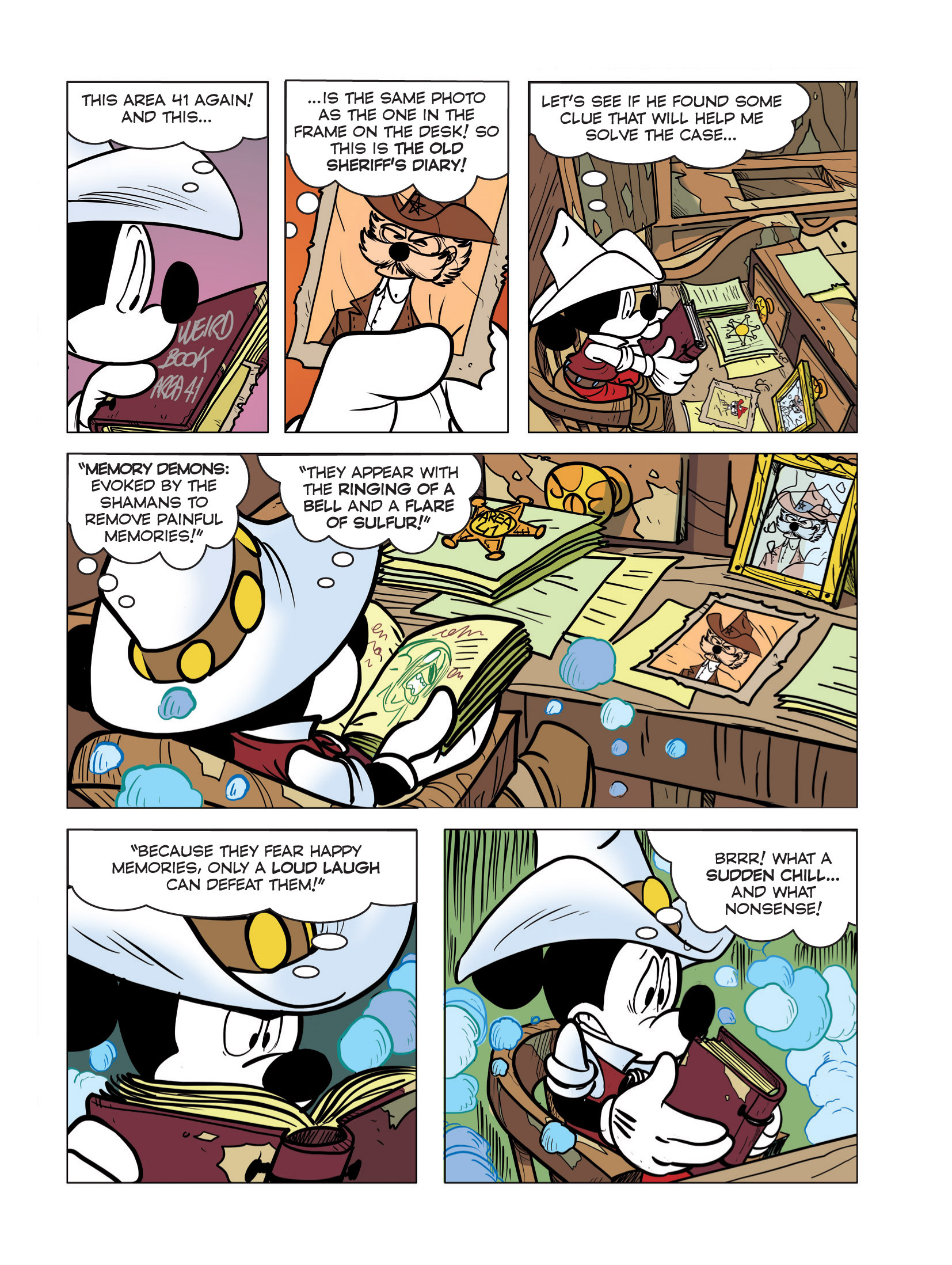 Read online Weird West Mickey: The Trick of Memory Lost comic -  Issue # Full - 11
