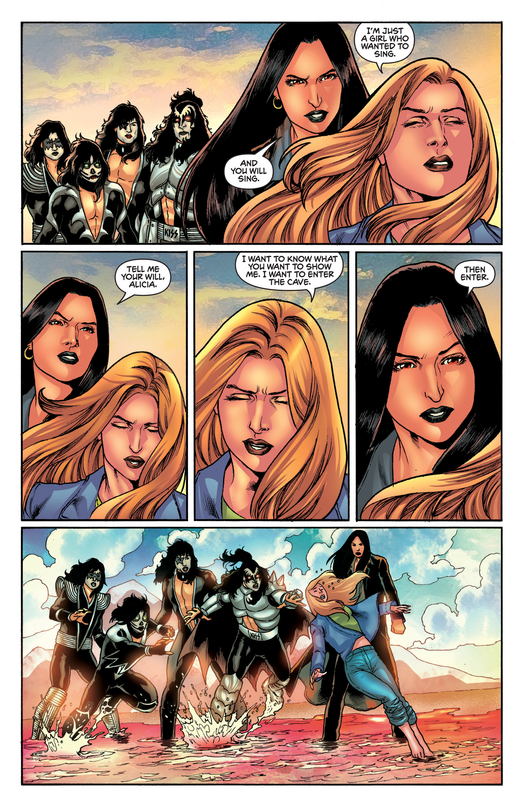 Read online KISS: Blood and Stardust comic -  Issue #5 - 8