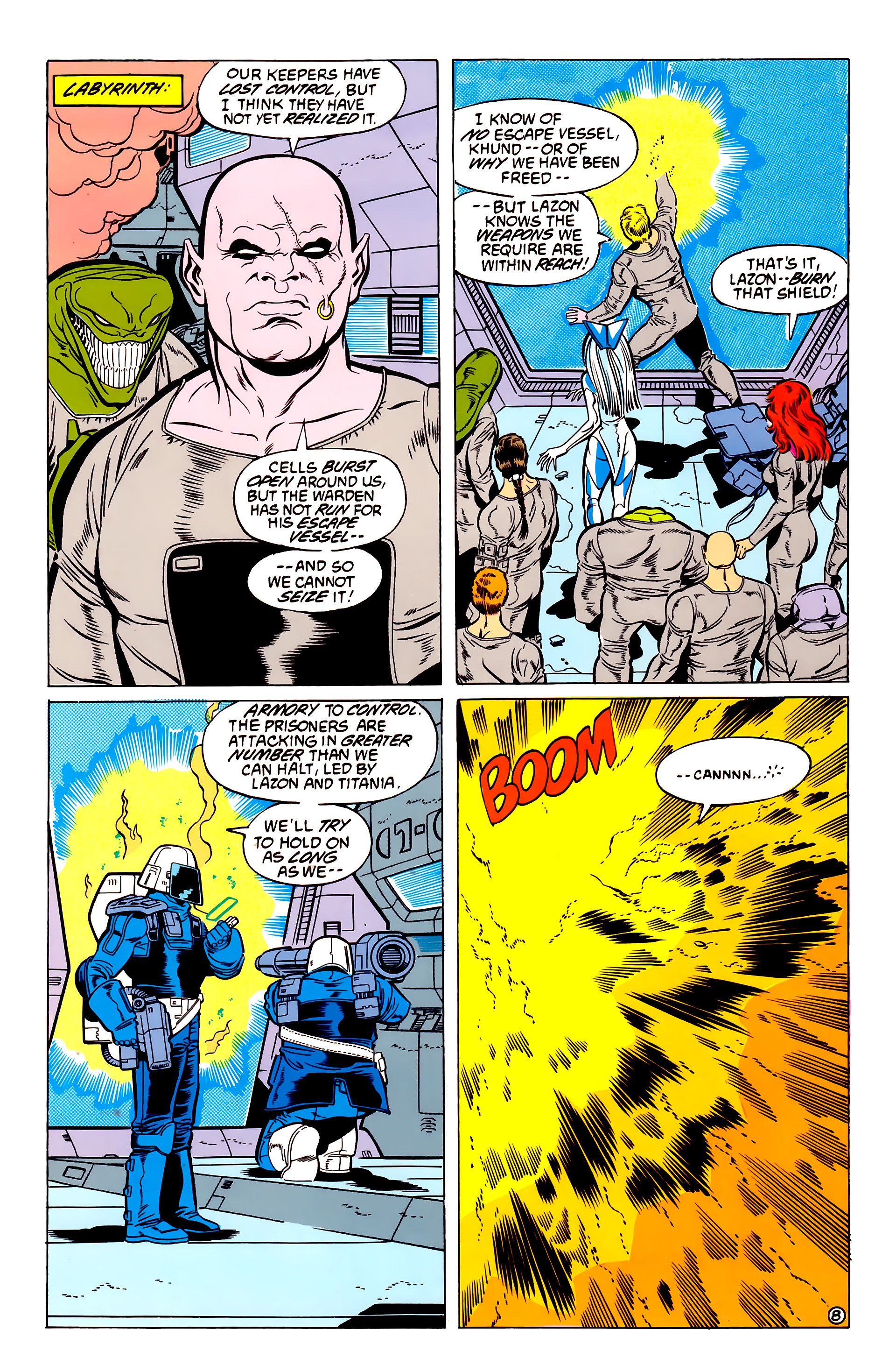 Read online Legion of Super-Heroes (1984) comic -  Issue #54 - 9