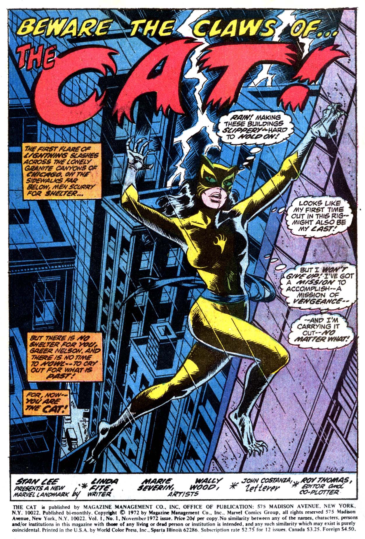 Read online The Cat comic -  Issue #1 - 2