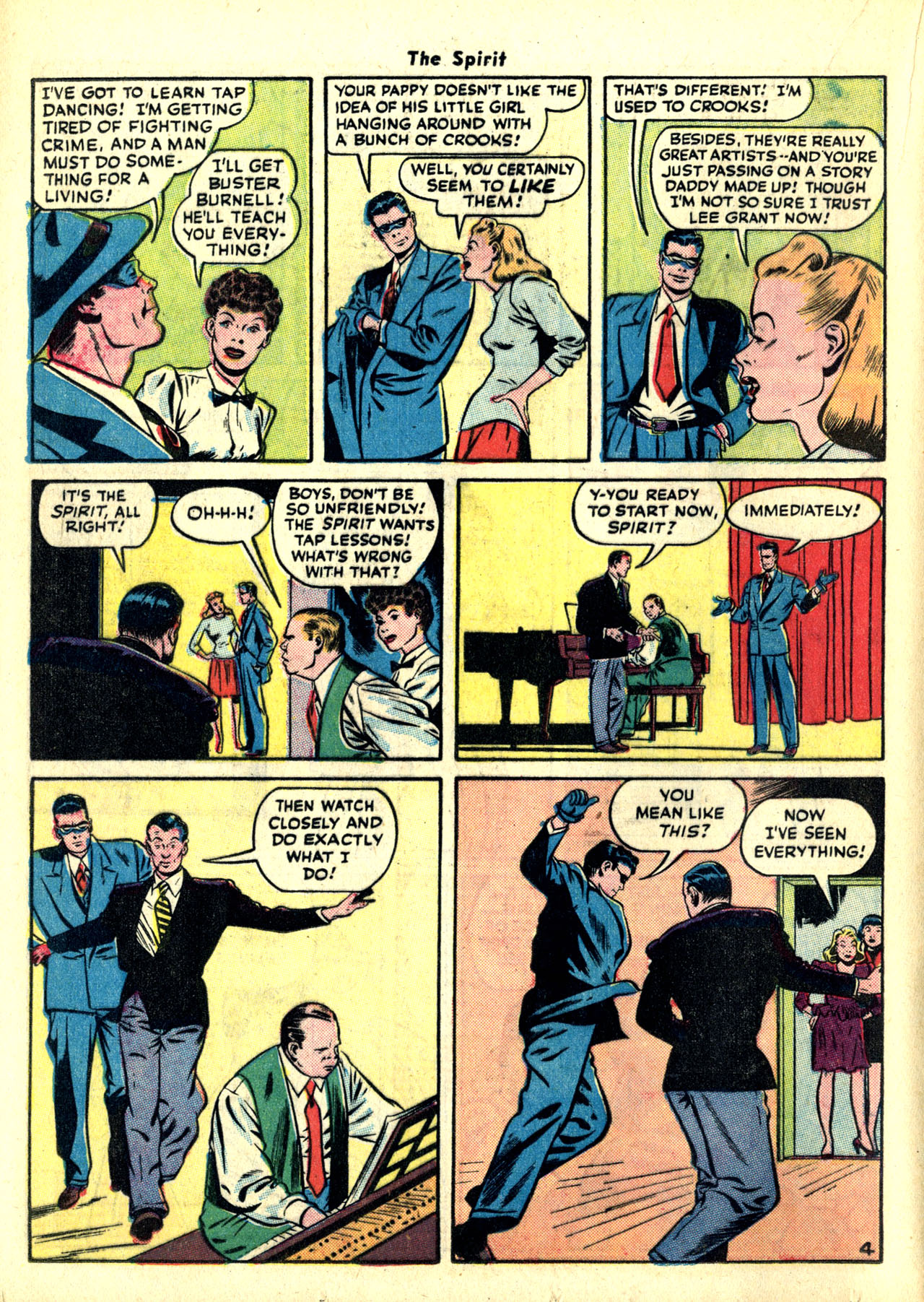 Read online The Spirit (1944) comic -  Issue #7 - 22