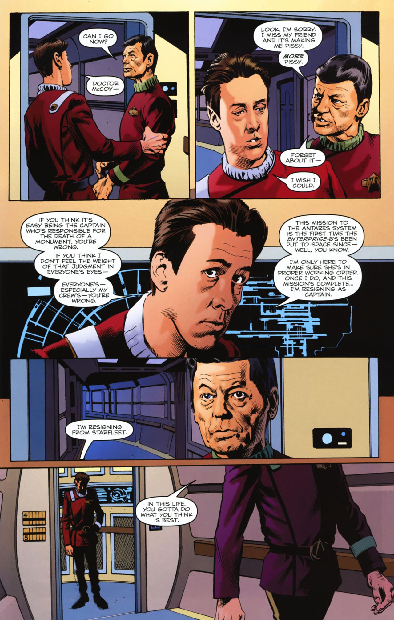 Read online Star Trek: Captain's Log comic -  Issue # Issue Harriman - 9