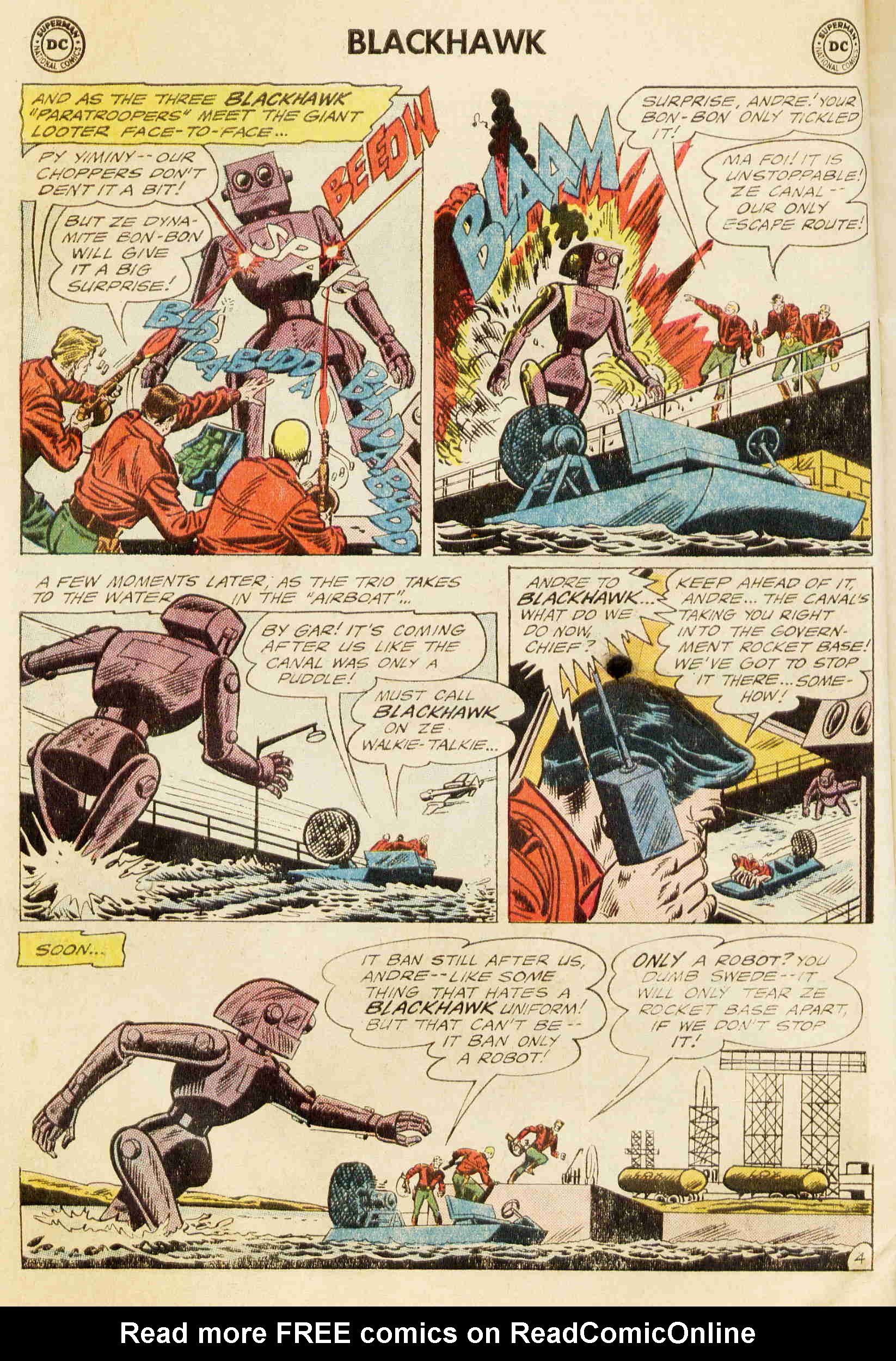 Read online Blackhawk (1957) comic -  Issue #207 - 5