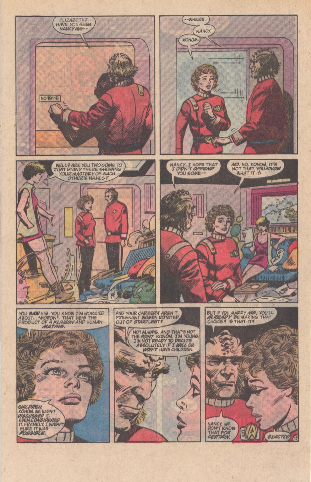 Read online Star Trek (1984) comic -  Issue #50 - 17