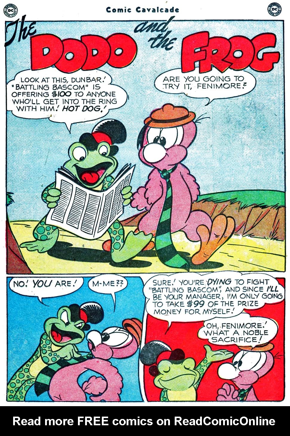 Read online Comic Cavalcade comic -  Issue #40 - 32