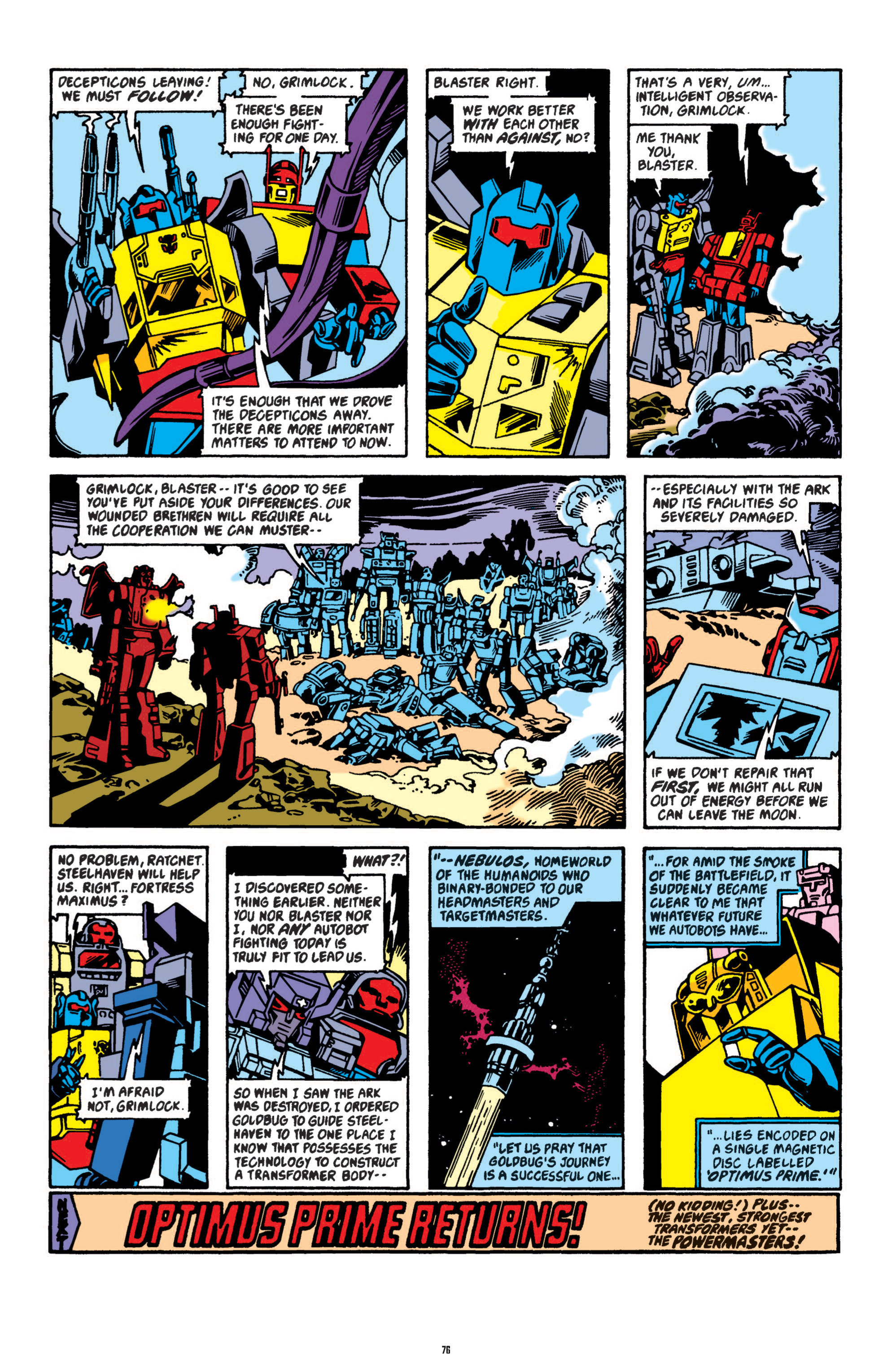 Read online The Transformers Classics comic -  Issue # TPB 4 - 77
