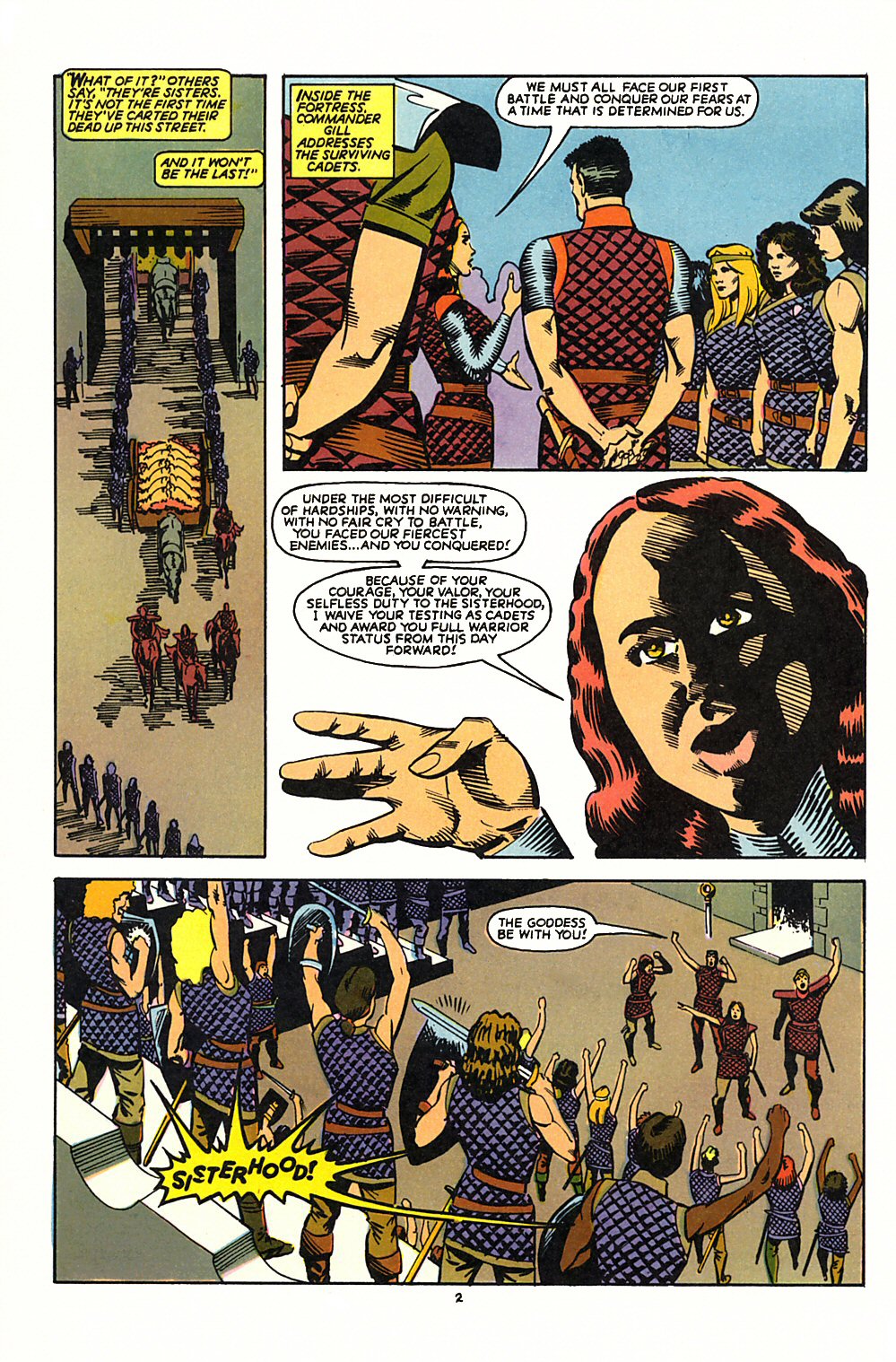 Read online Sisterhood of Steel comic -  Issue #4 - 4