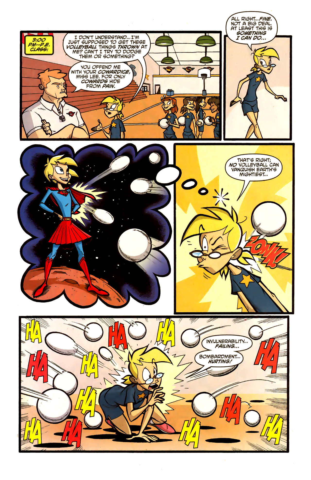 Read online Supergirl: Cosmic Adventures in the 8th Grade comic -  Issue #1 - 17