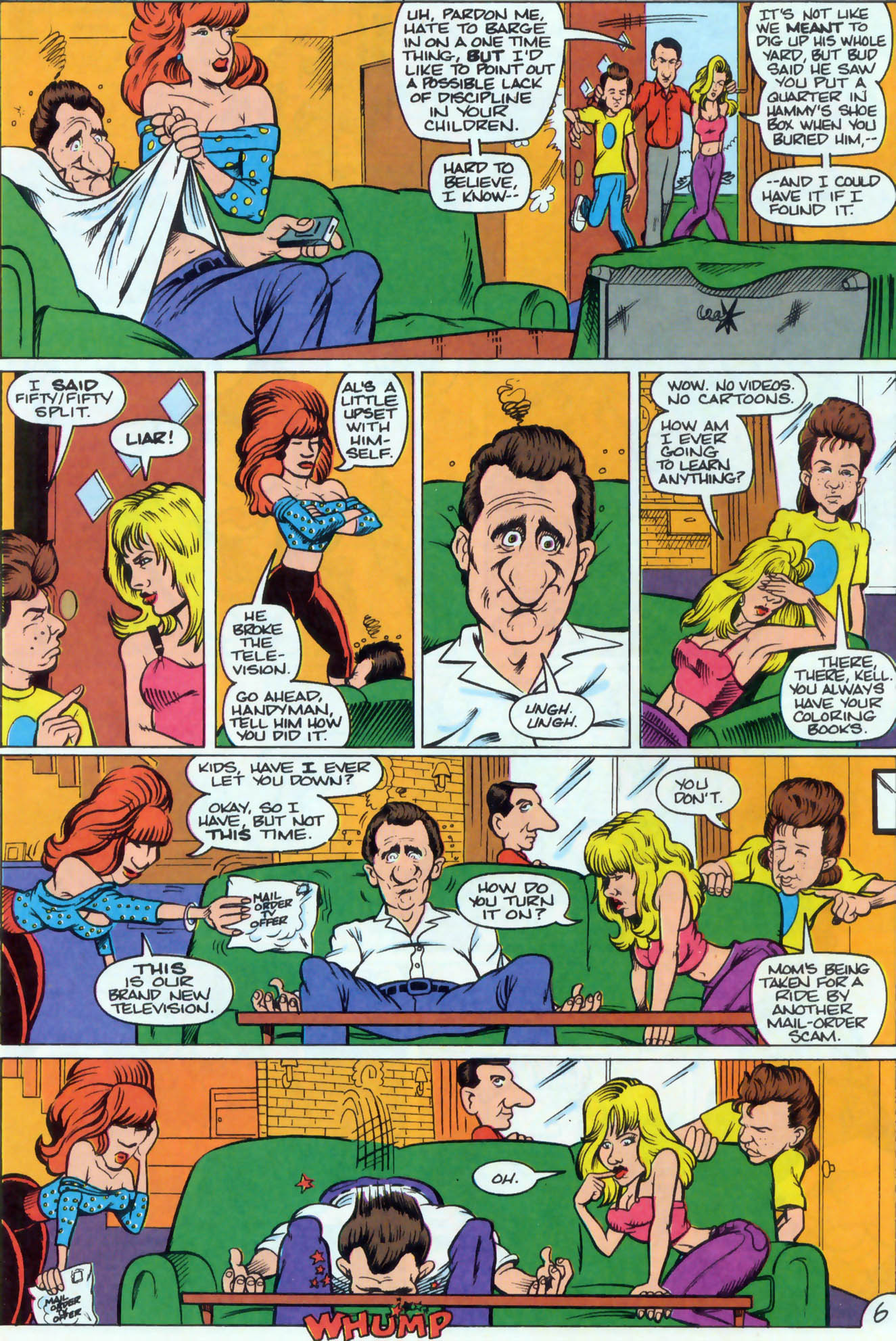 Read online Married... with Children (1990) comic -  Issue #6 - 7