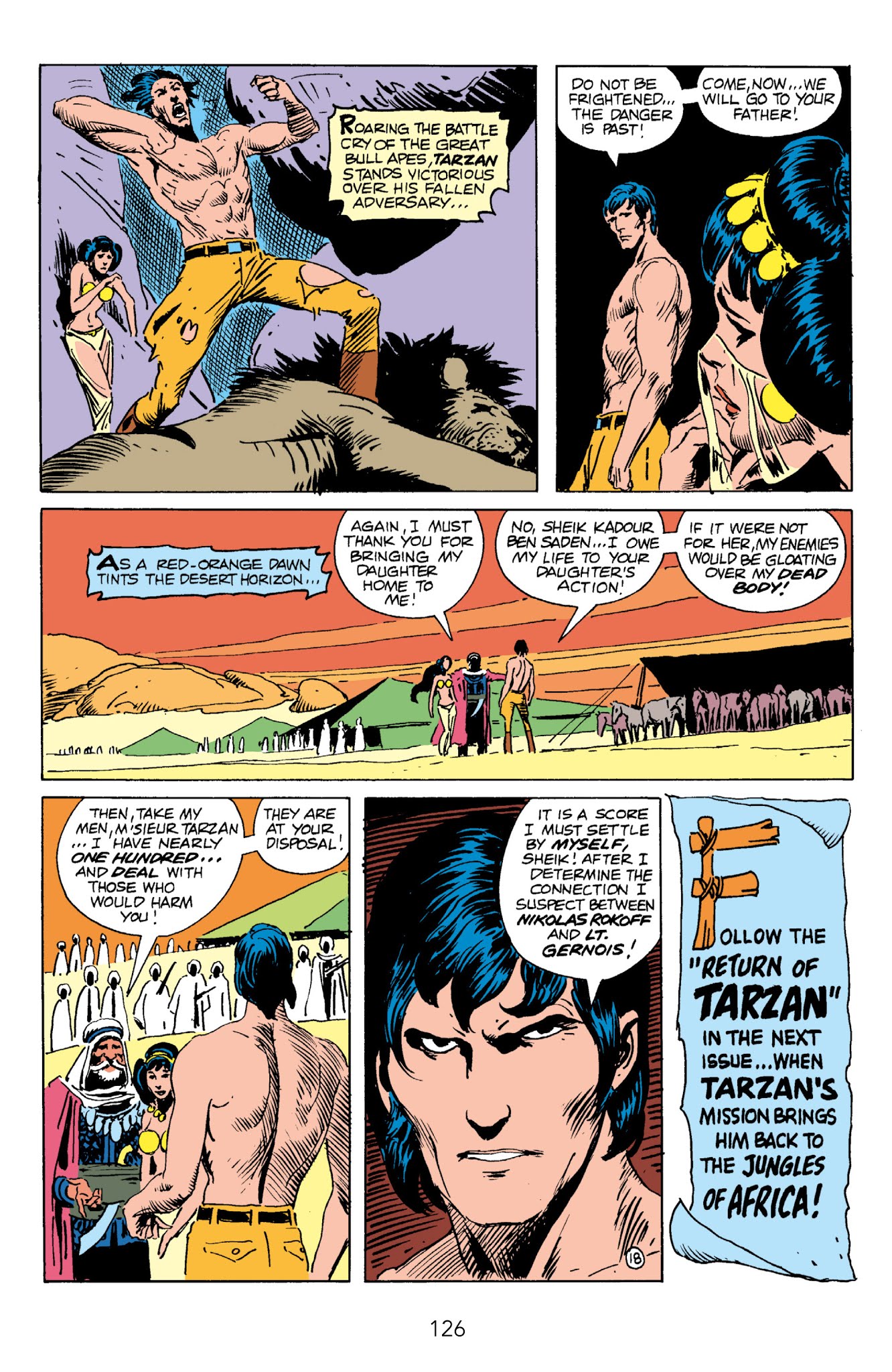 Read online Edgar Rice Burroughs' Tarzan The Joe Kubert Years comic -  Issue # TPB 2 (Part 2) - 22