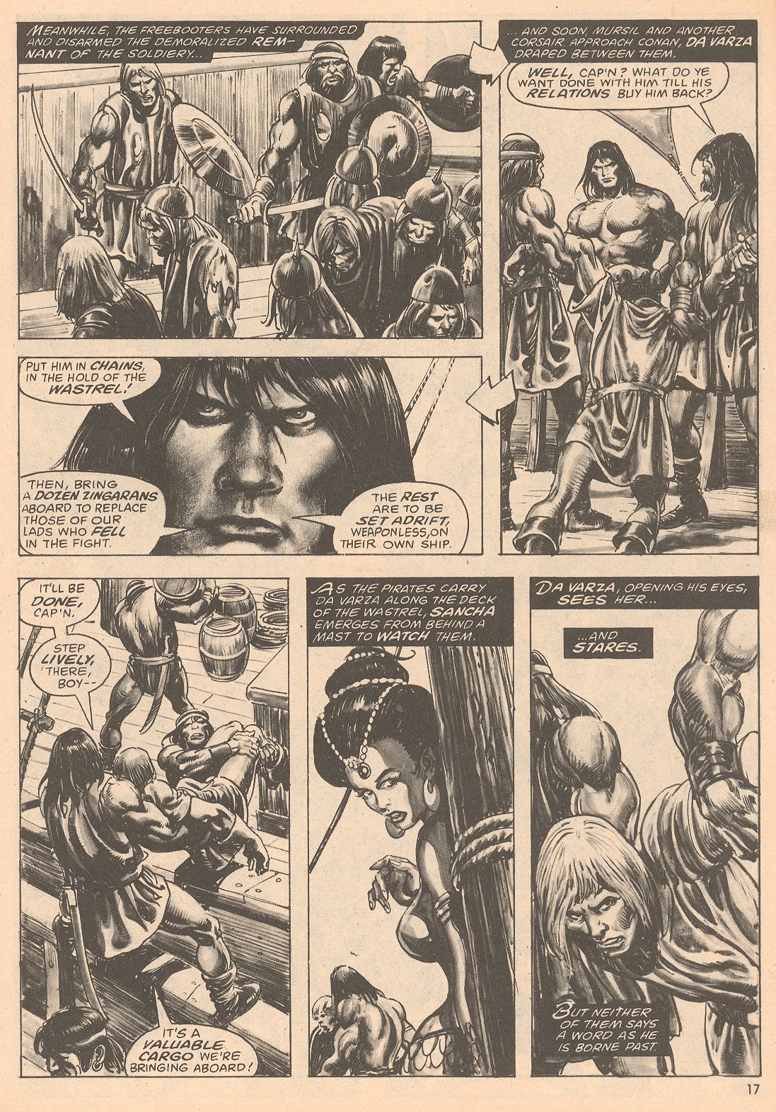 Read online The Savage Sword Of Conan comic -  Issue #67 - 17