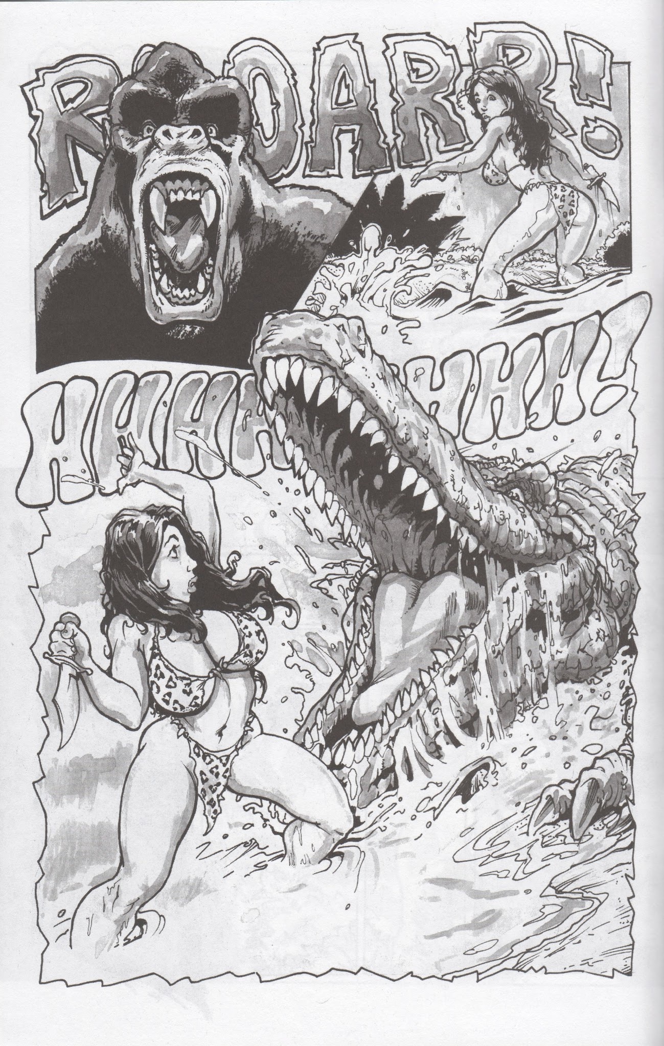 Read online Cavewoman: Raptor comic -  Issue #1 - 9