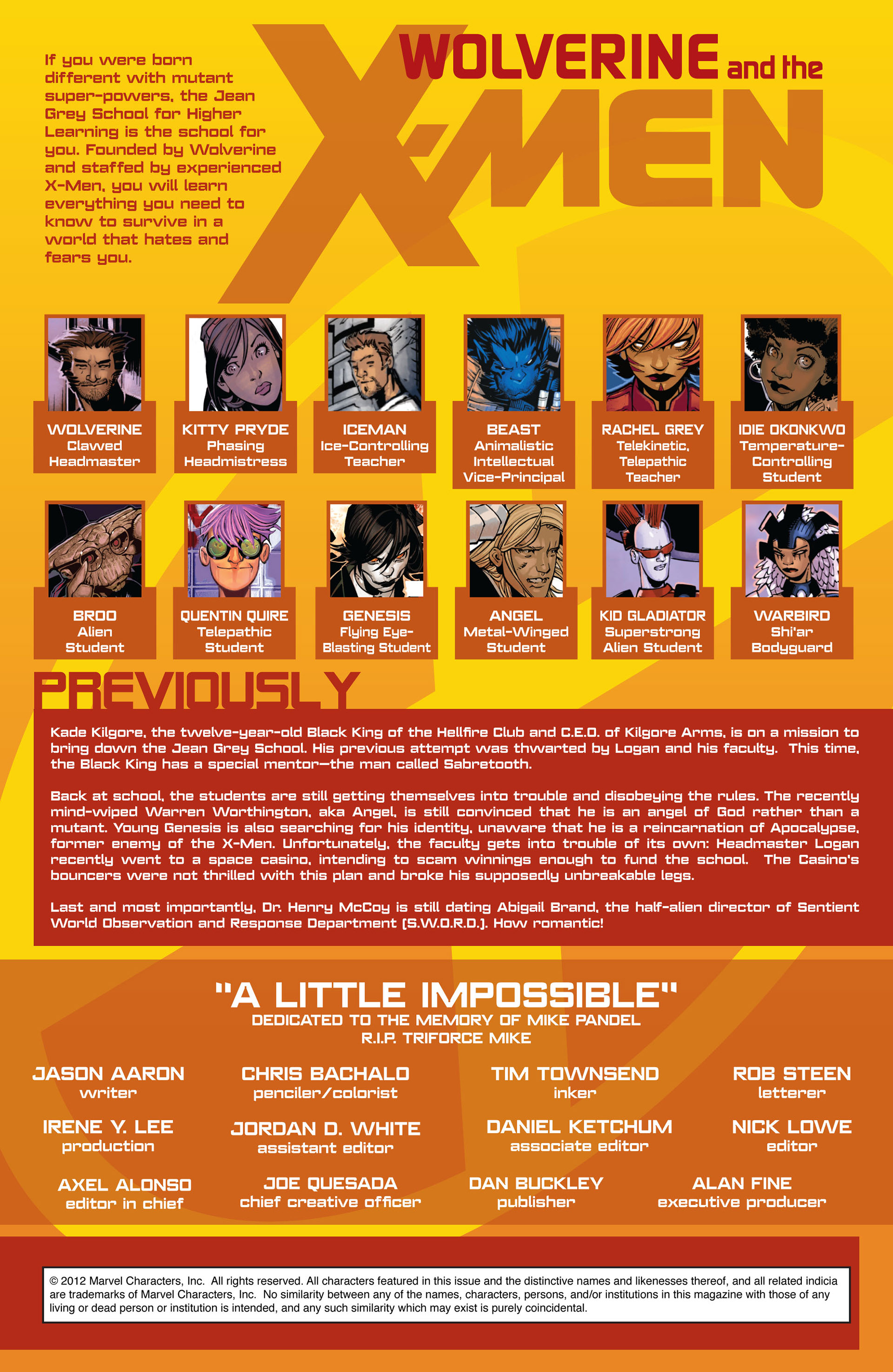 Read online Wolverine & The X-Men comic -  Issue #8 - 2