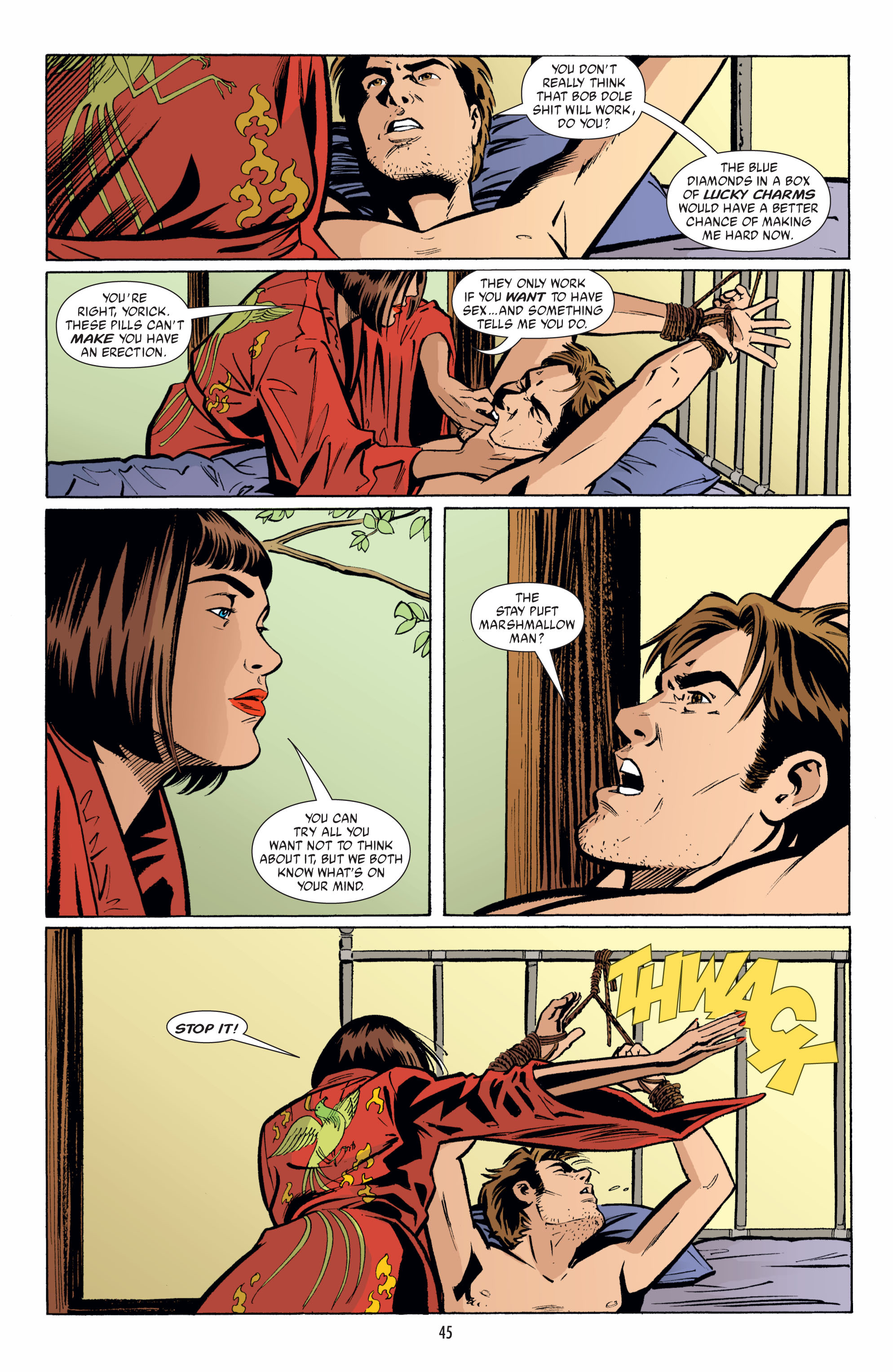 Read online Y: The Last Man (2002) comic -  Issue # _TPB 4 - 45