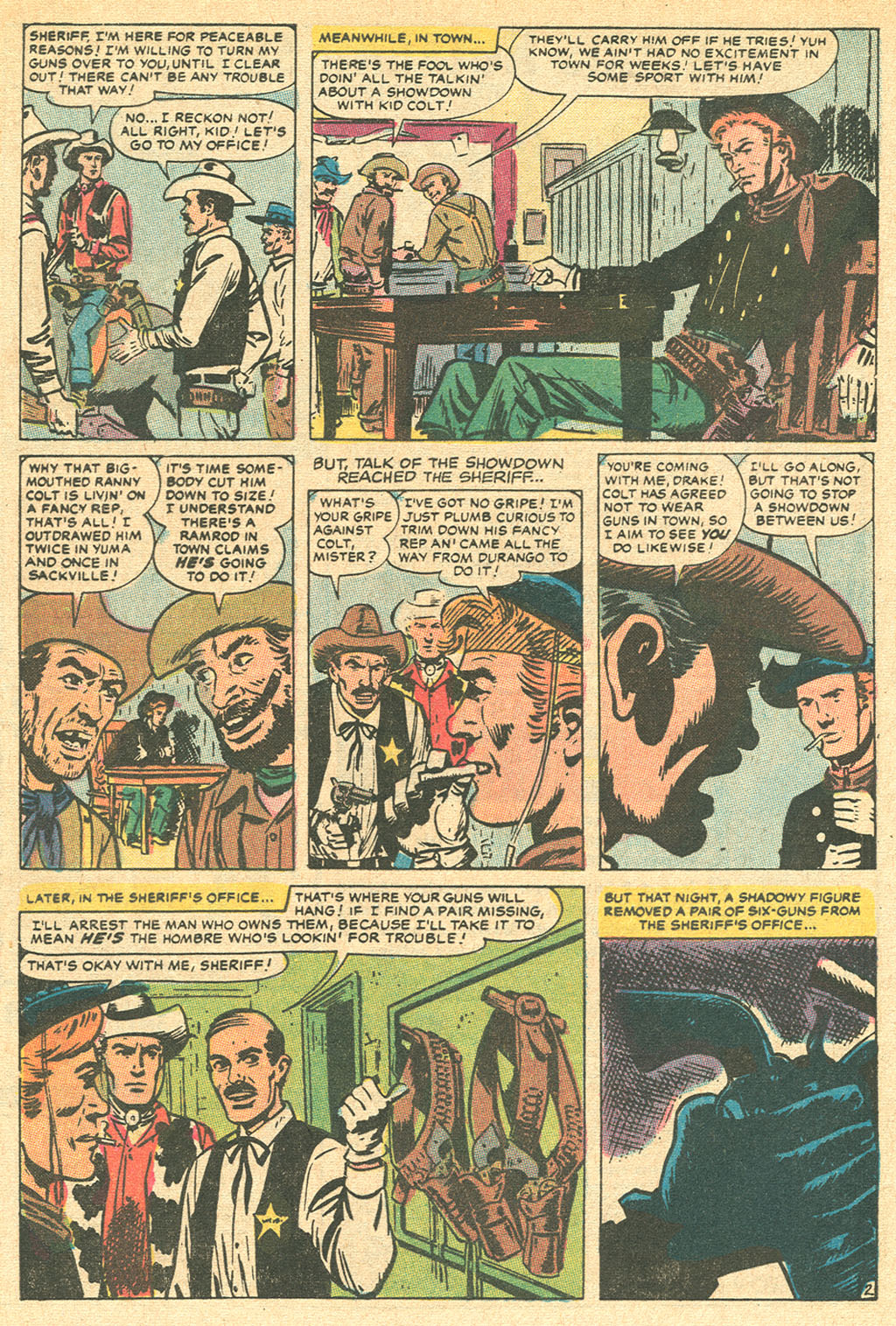 Read online Kid Colt Outlaw comic -  Issue #148 - 32