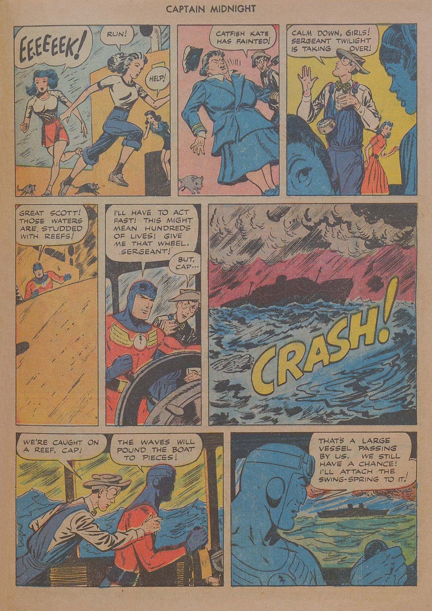 Read online Captain Midnight (1942) comic -  Issue #67 - 33