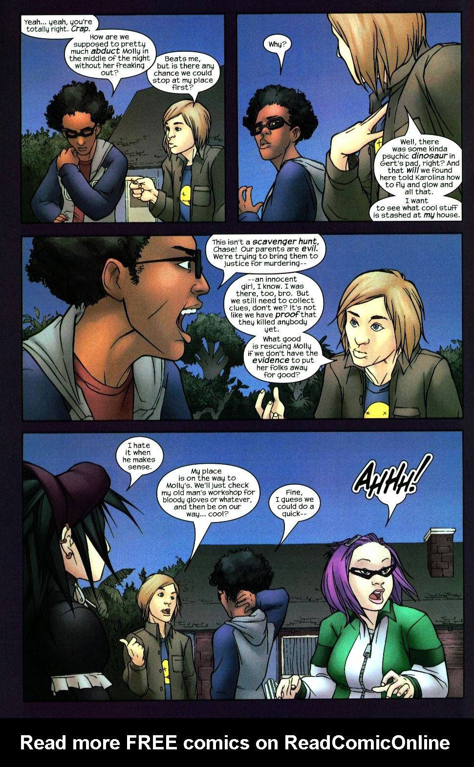 Read online Runaways (2003) comic -  Issue #4 - 8