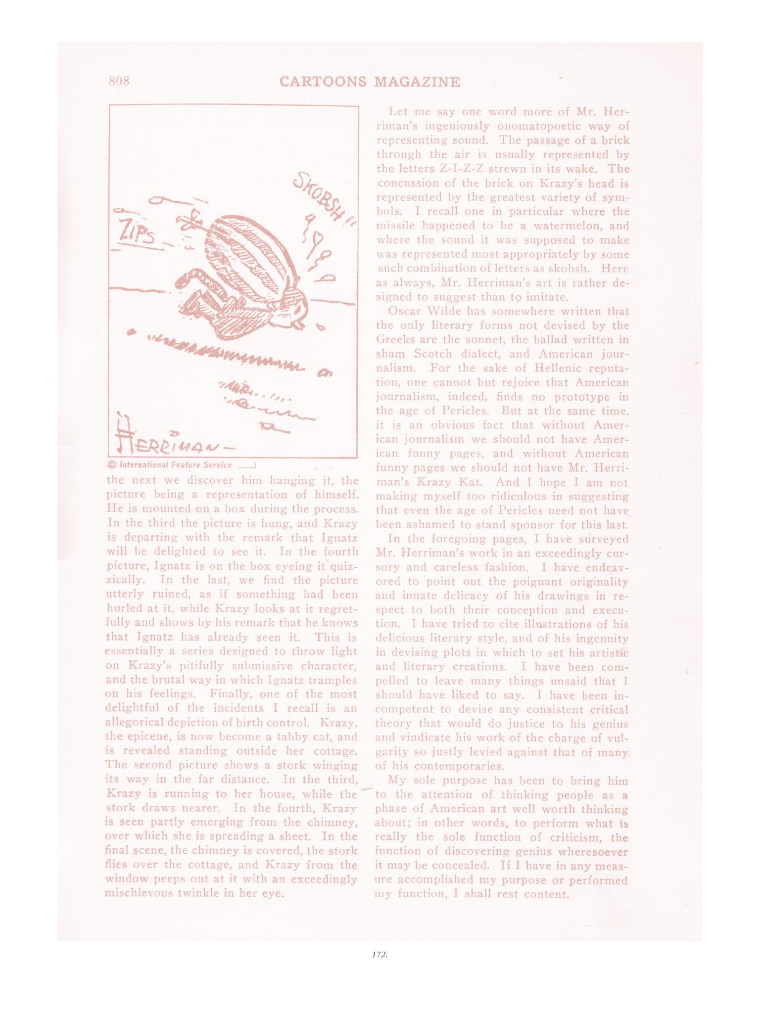 Read online Krazy & Ignatz comic -  Issue # TPB 1 - 172